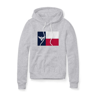 Texas Flag Eagle Fleece Hoodie