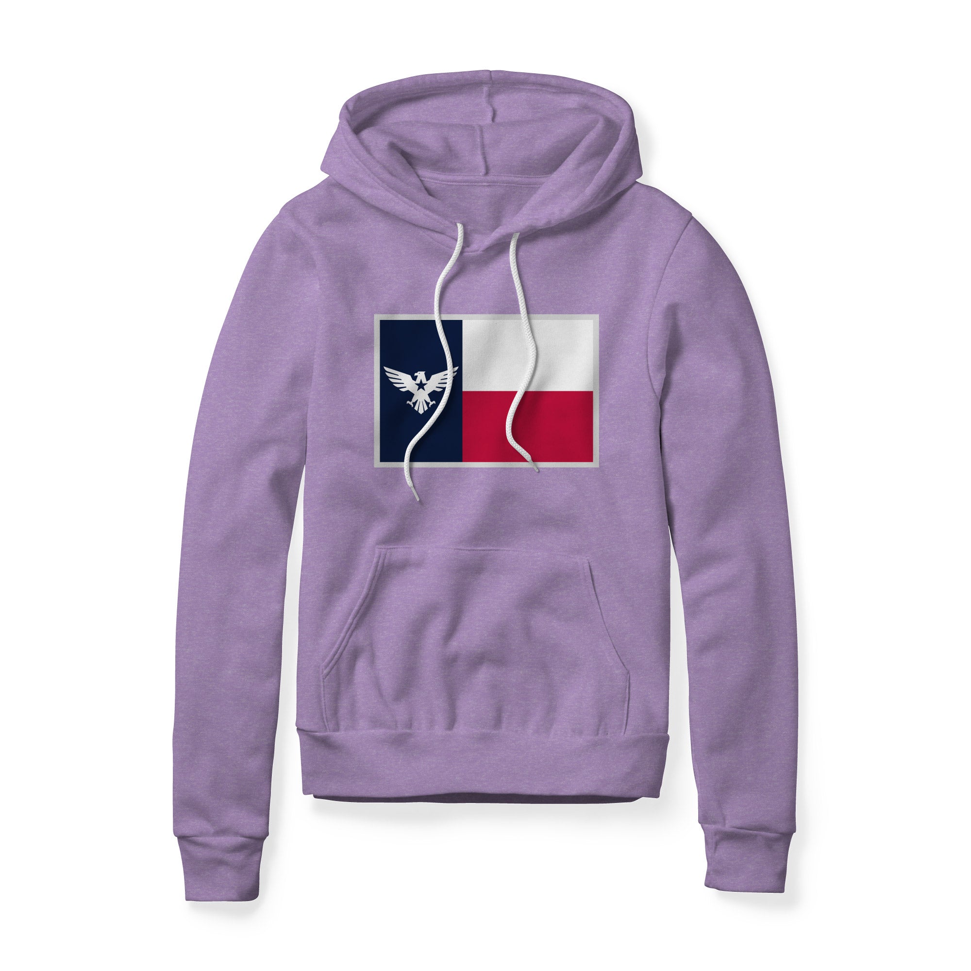 Texas Flag Eagle Fleece Hoodie