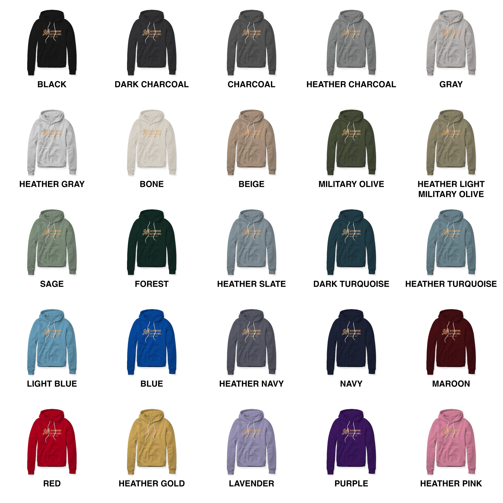 Biff's Automotive Detailing Fleece Hoodie