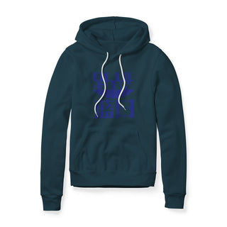 Blue Sun Fleece Hoodie
