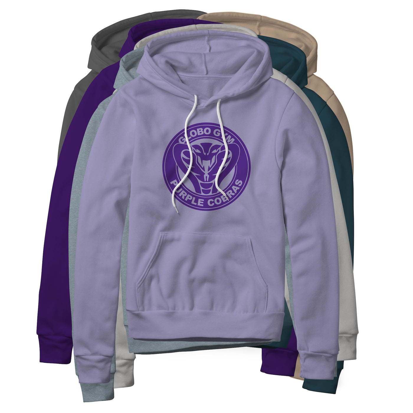 Globo Gym Purple Cobras Fleece Hoodie - Purple
