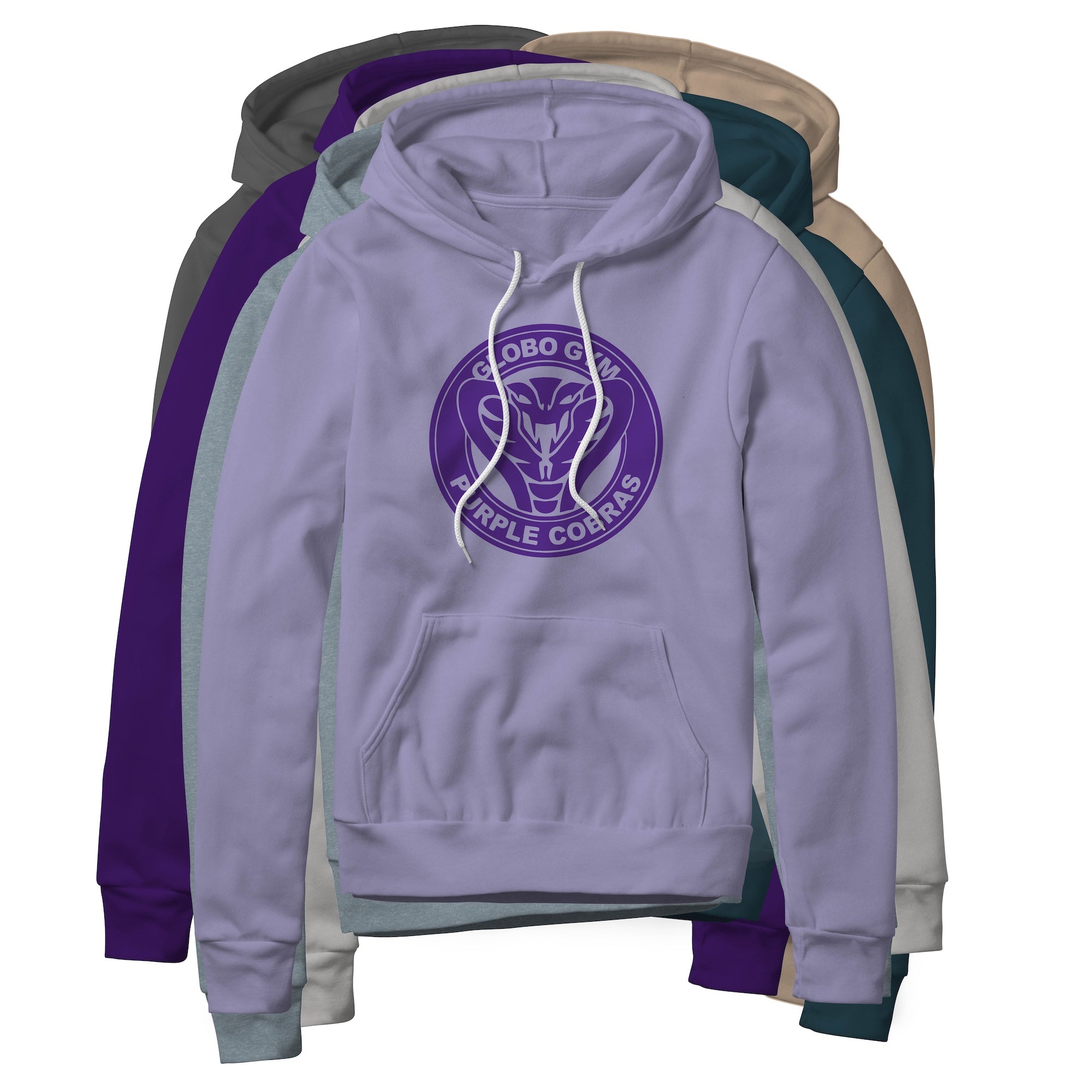 Globo Gym Purple Cobras Fleece Hoodie - Purple