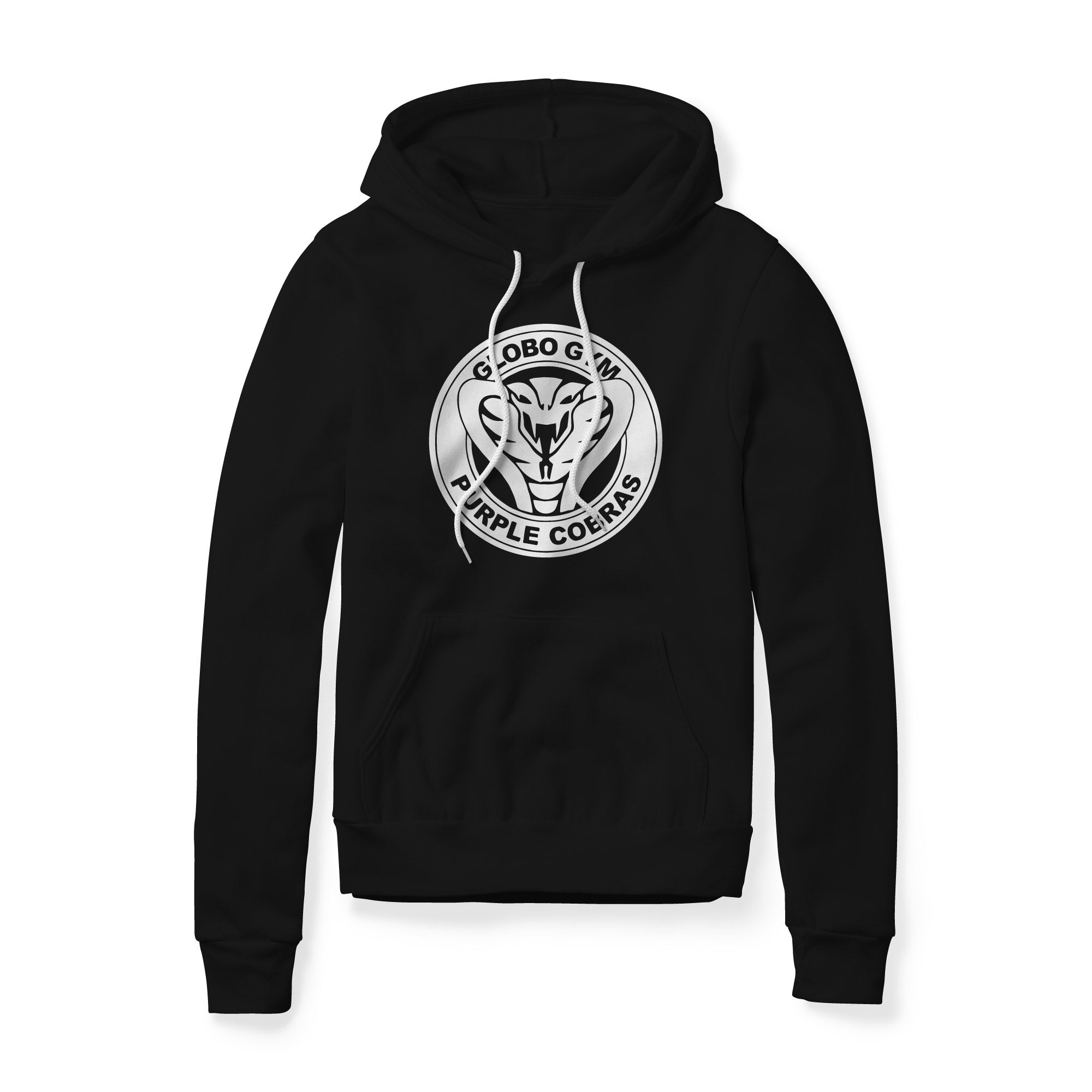 Globo Gym Purple Cobras Fleece Hoodie - White