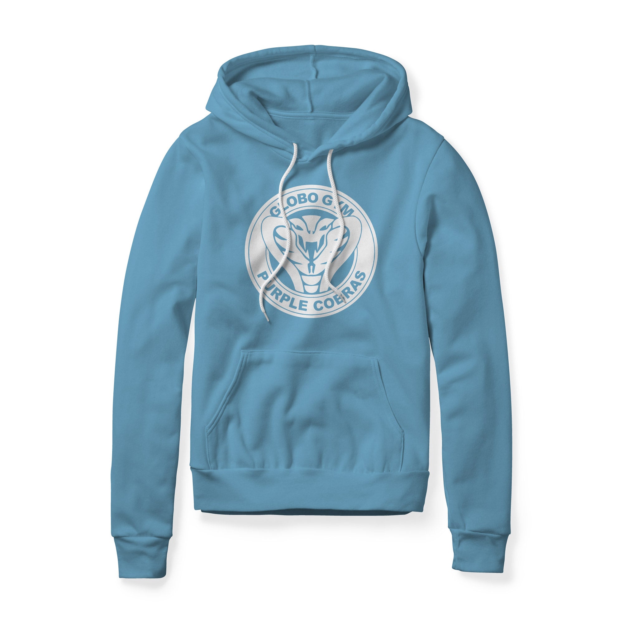 Globo Gym Purple Cobras Fleece Hoodie - White