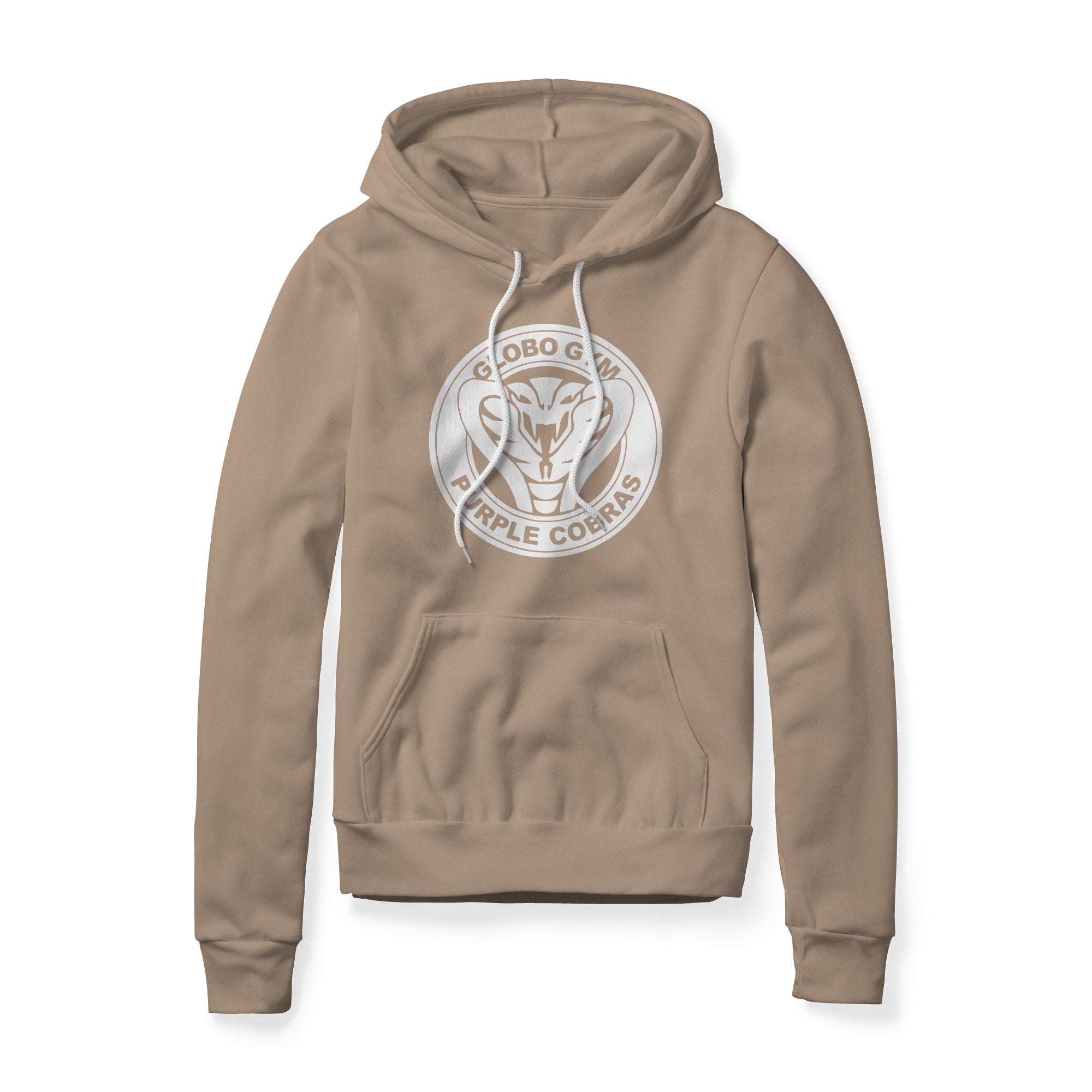 Globo Gym Purple Cobras Fleece Hoodie - White