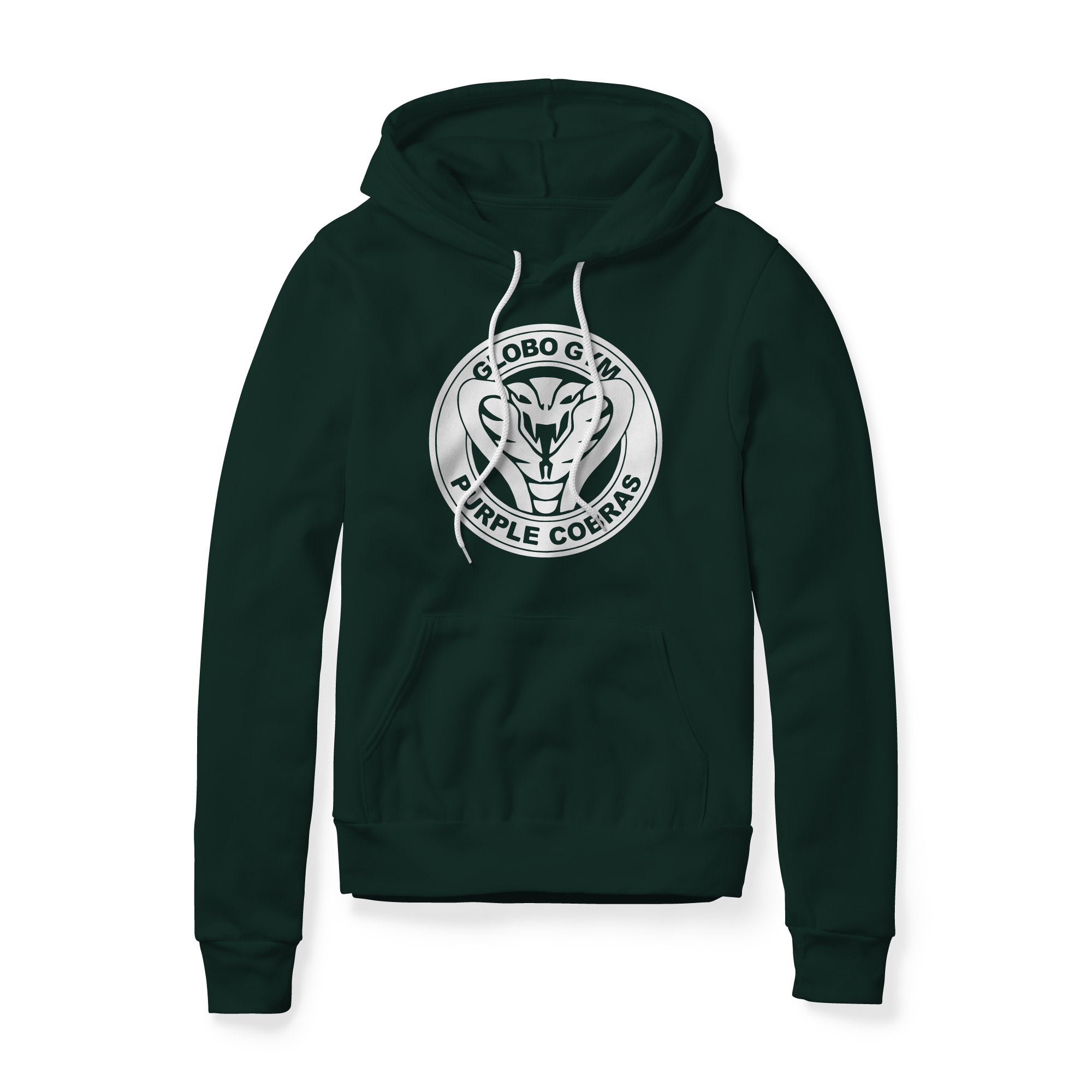 Globo Gym Purple Cobras Fleece Hoodie - White
