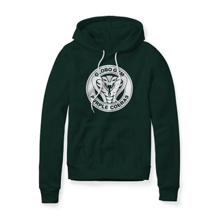 Globo Gym Purple Cobras Fleece Hoodie - White