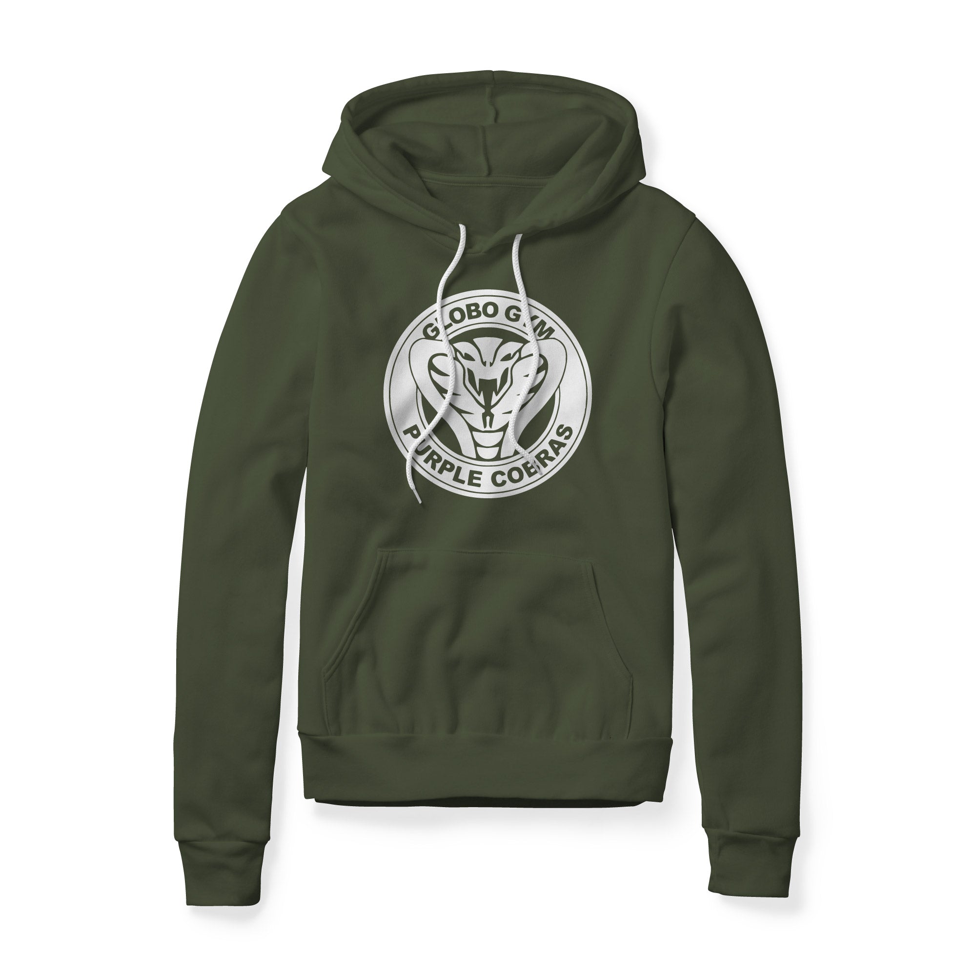 Globo Gym Purple Cobras Fleece Hoodie - White