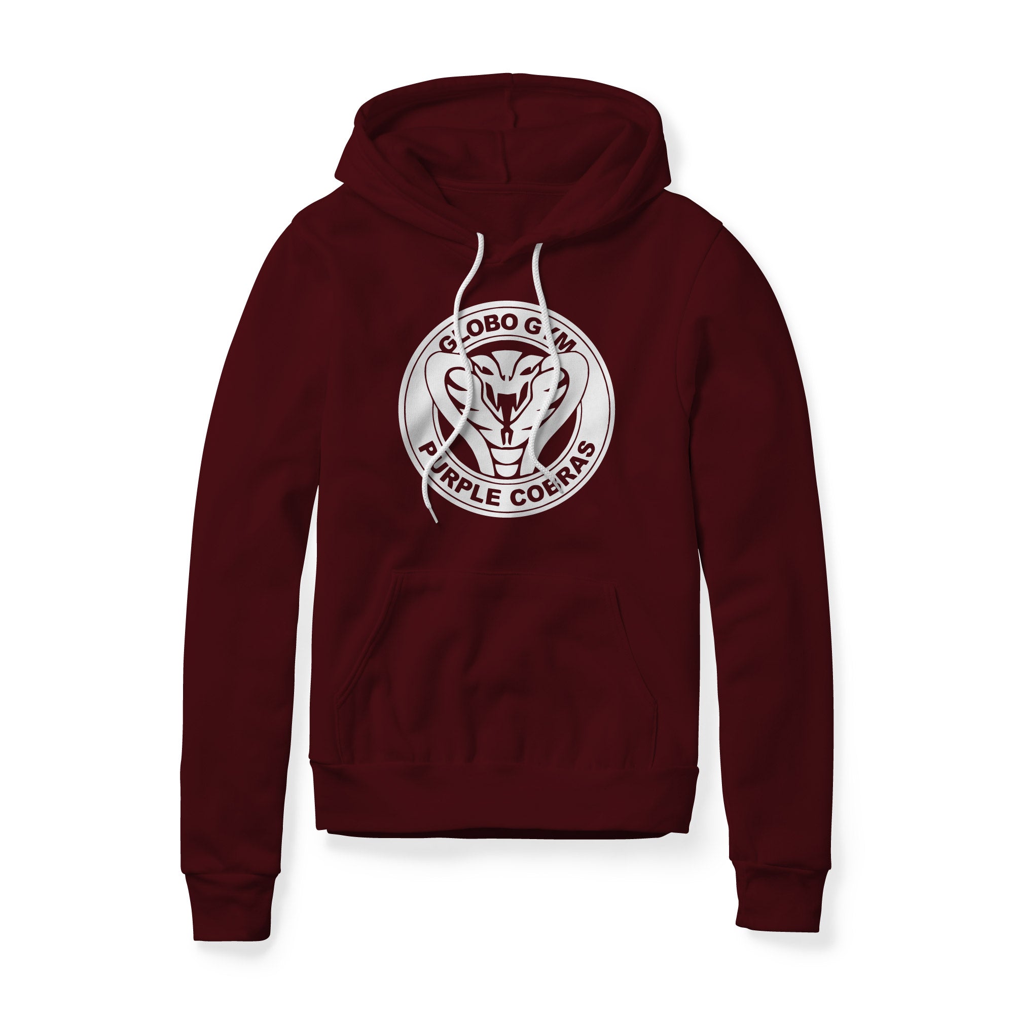 Globo Gym Purple Cobras Fleece Hoodie - White