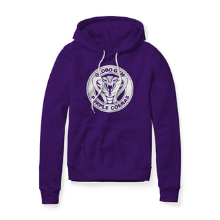Globo Gym Purple Cobras Fleece Hoodie - White