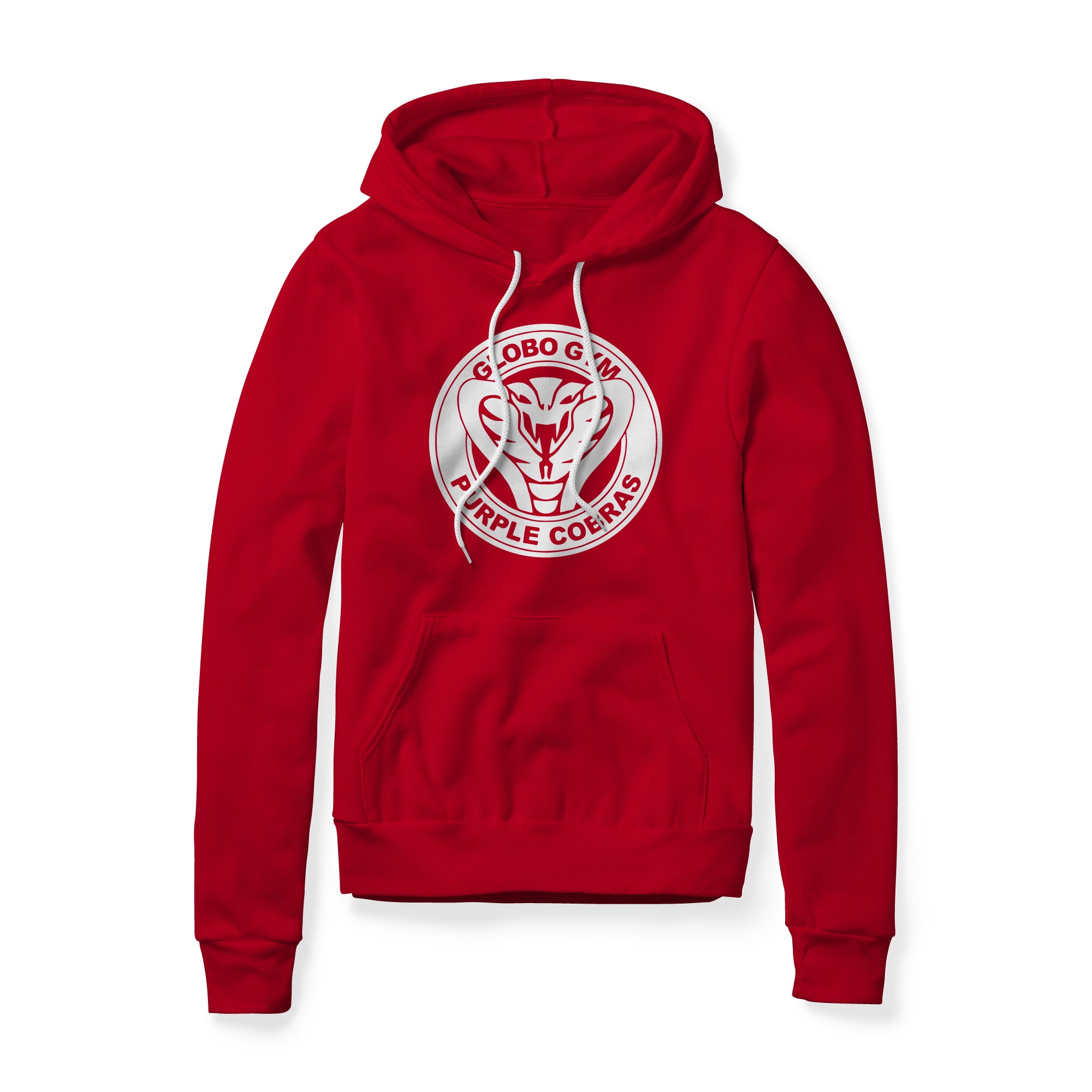 Globo Gym Purple Cobras Fleece Hoodie - White