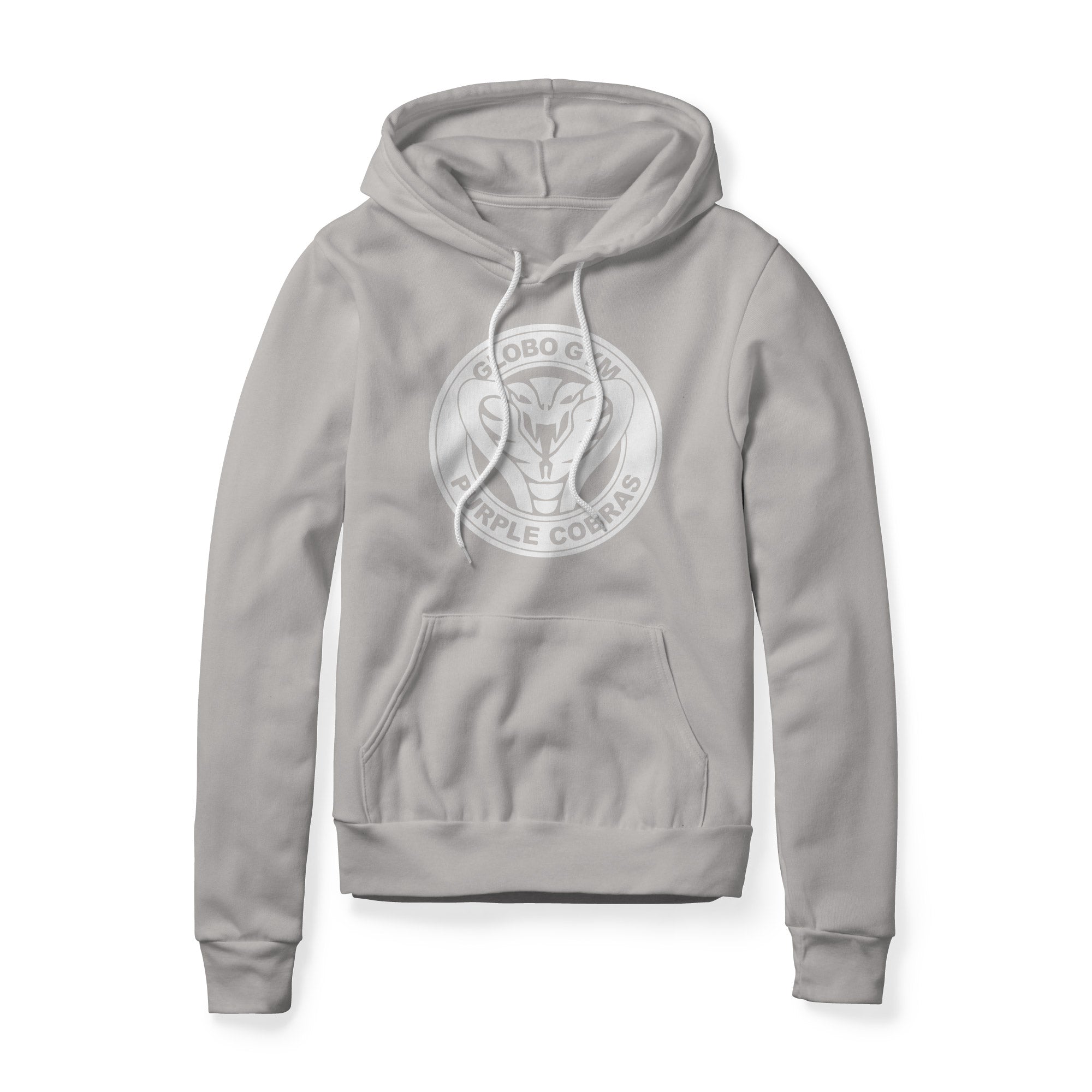 Globo Gym Purple Cobras Fleece Hoodie - White