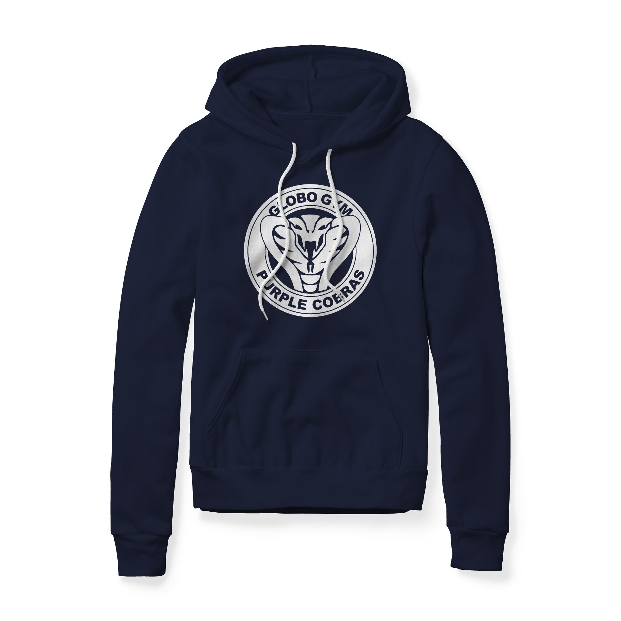 Globo Gym Purple Cobras Fleece Hoodie - White