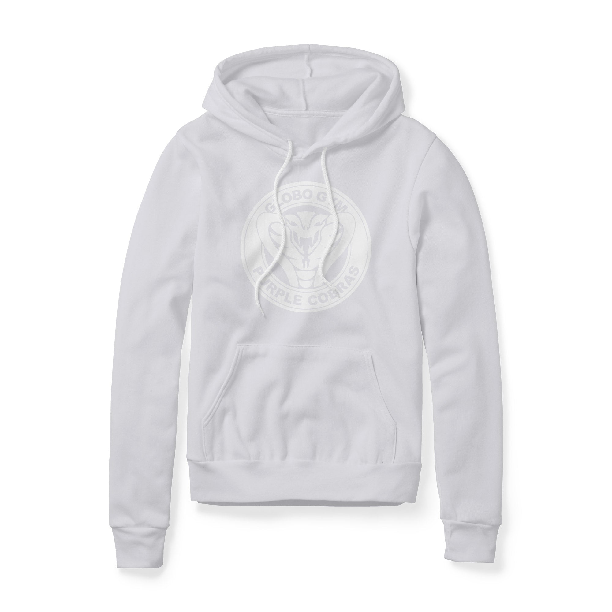Globo Gym Purple Cobras Fleece Hoodie - White