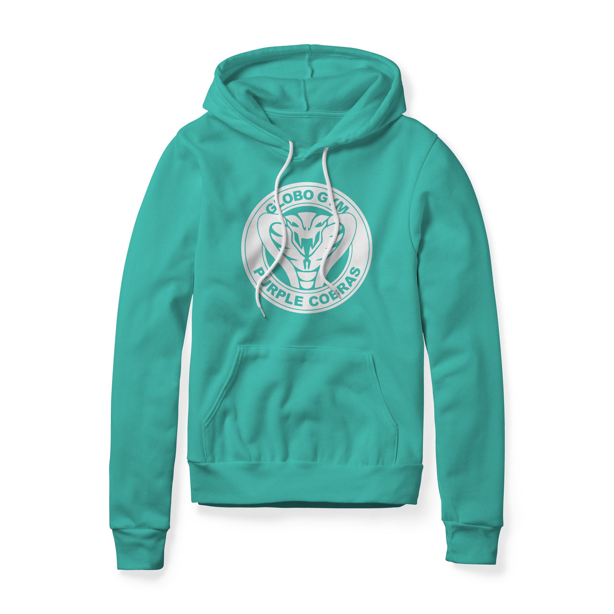 Globo Gym Purple Cobras Fleece Hoodie - White
