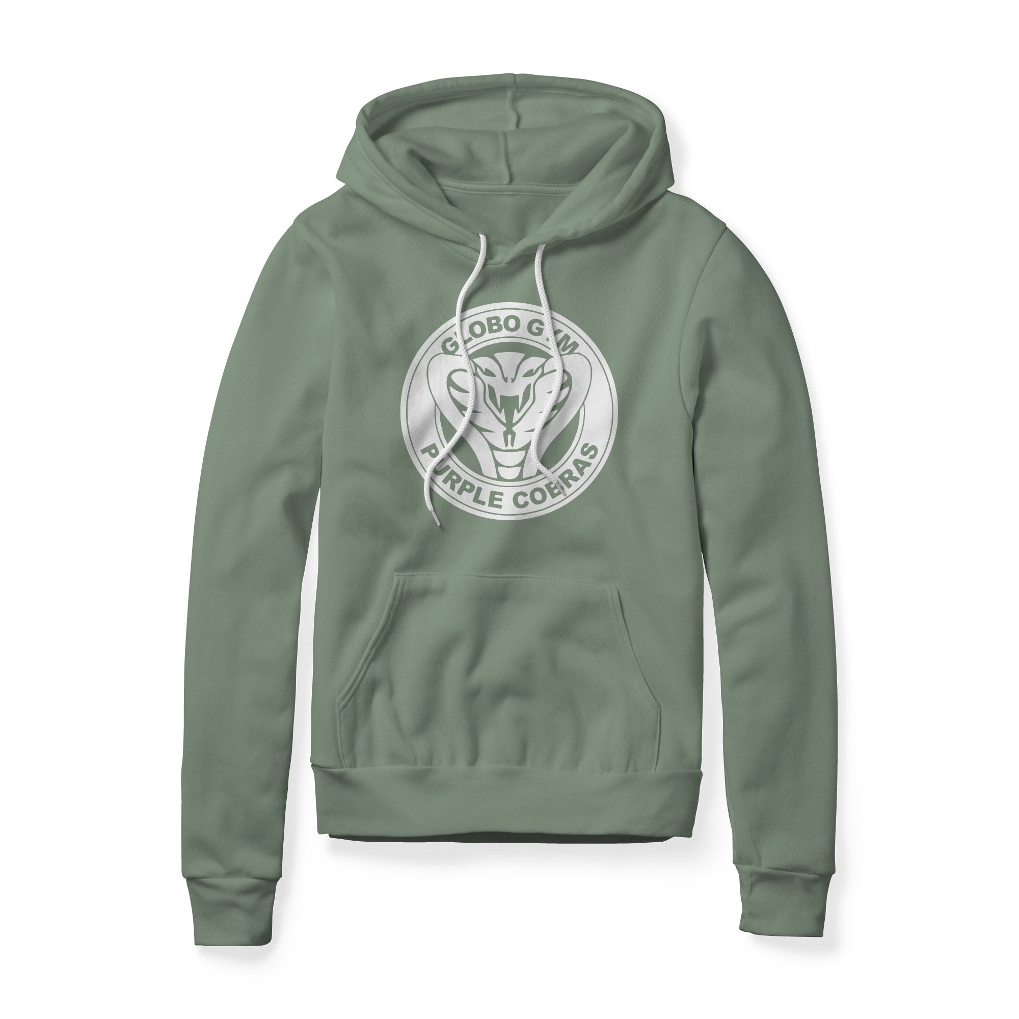 Globo Gym Purple Cobras Fleece Hoodie - White