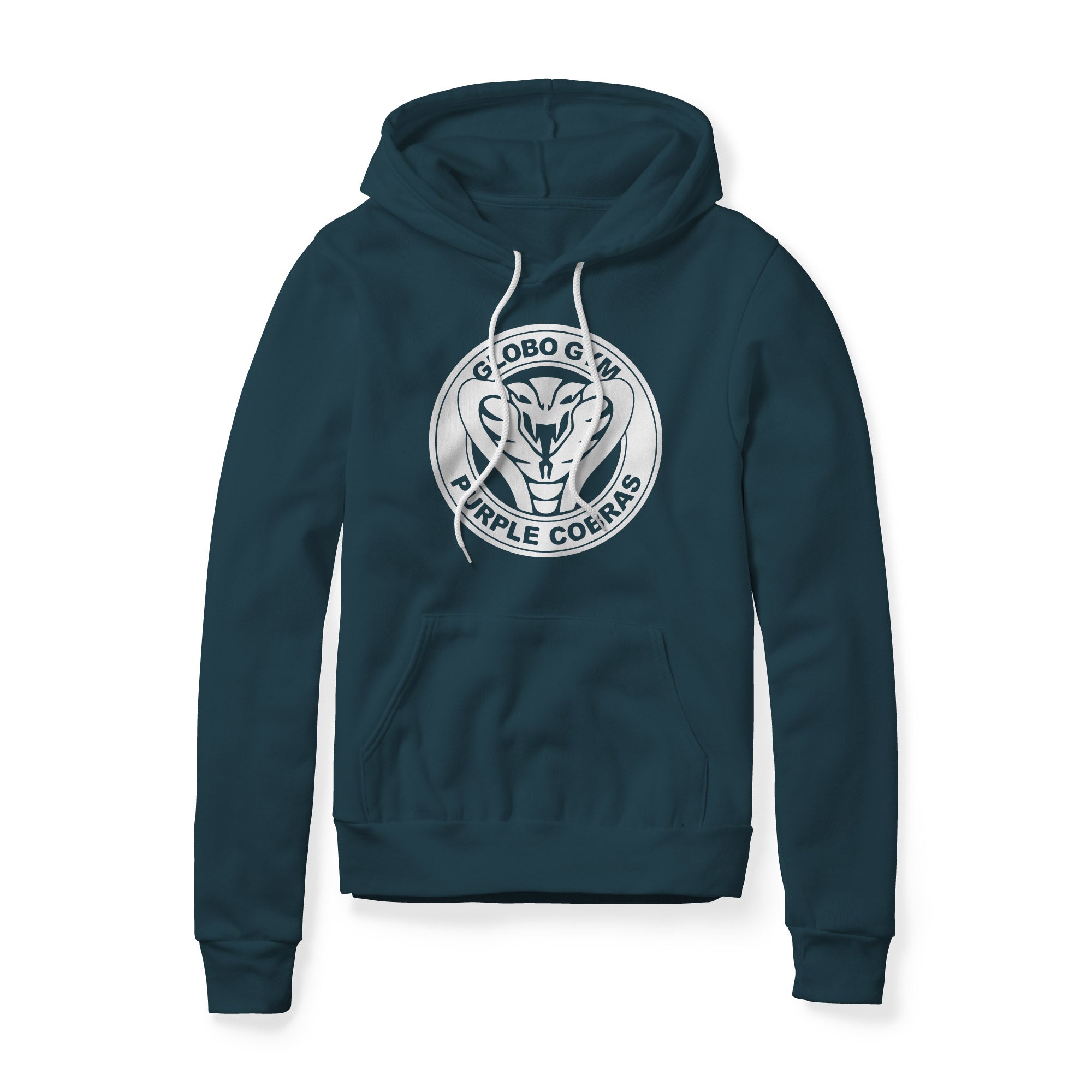 Globo Gym Purple Cobras Fleece Hoodie - White