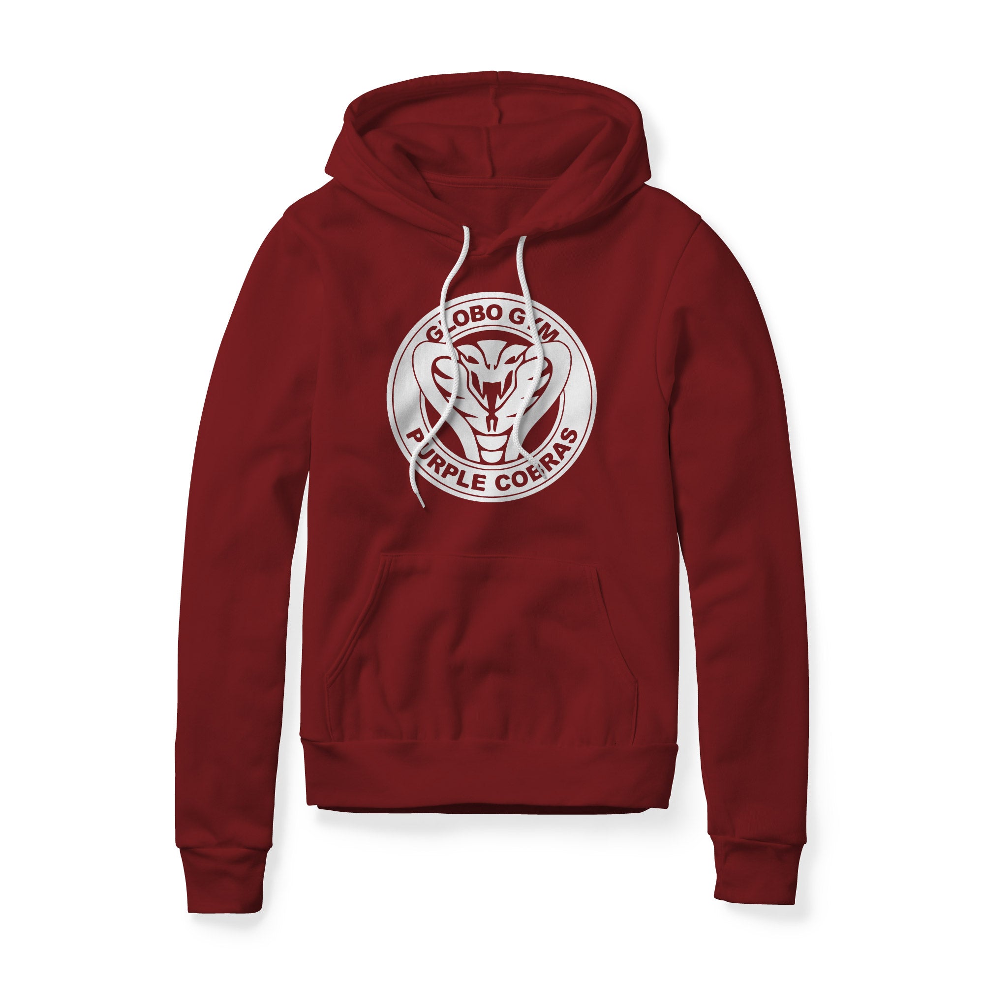Globo Gym Purple Cobras Fleece Hoodie - White