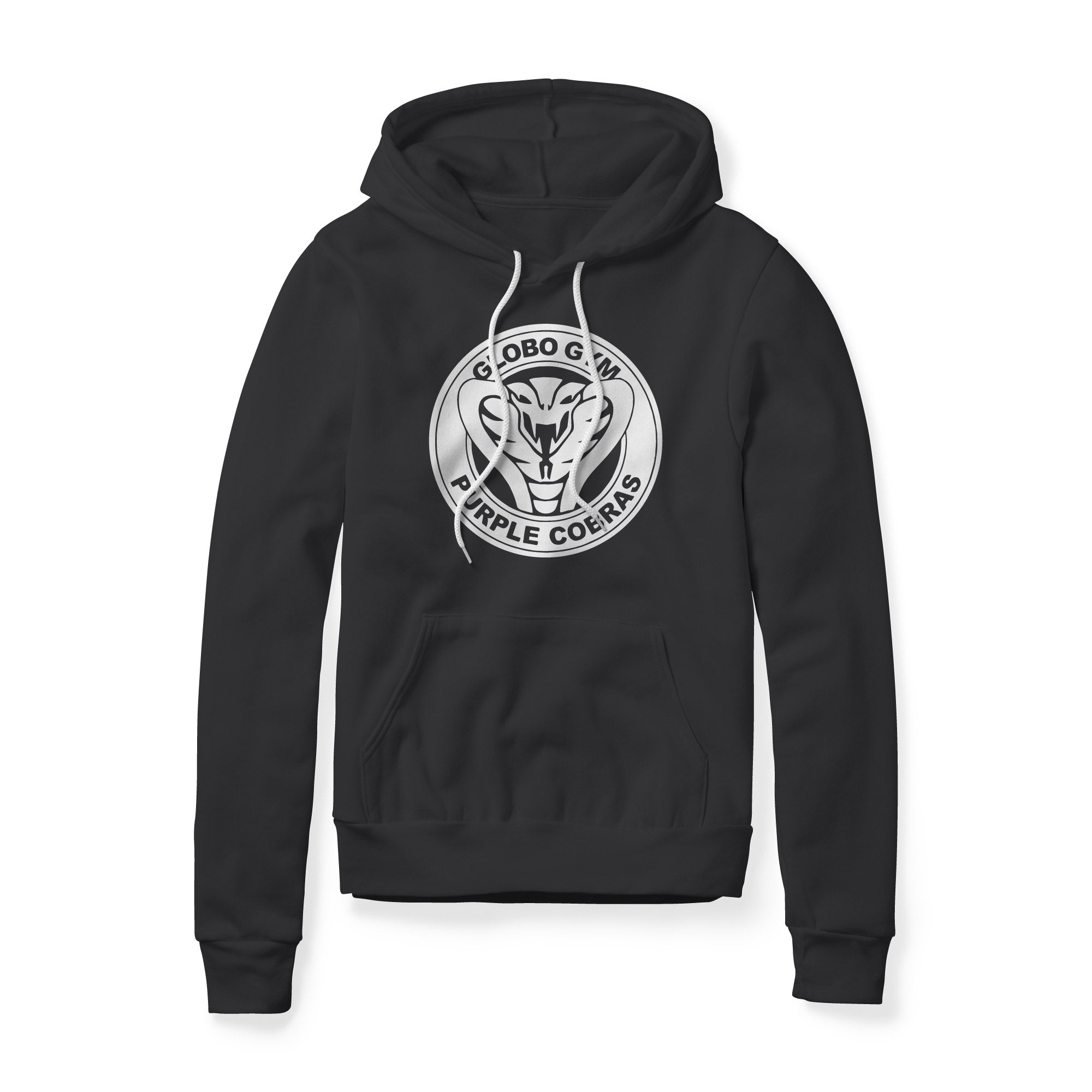 Globo Gym Purple Cobras Fleece Hoodie - White