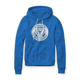 Globo Gym Purple Cobras Fleece Hoodie - White