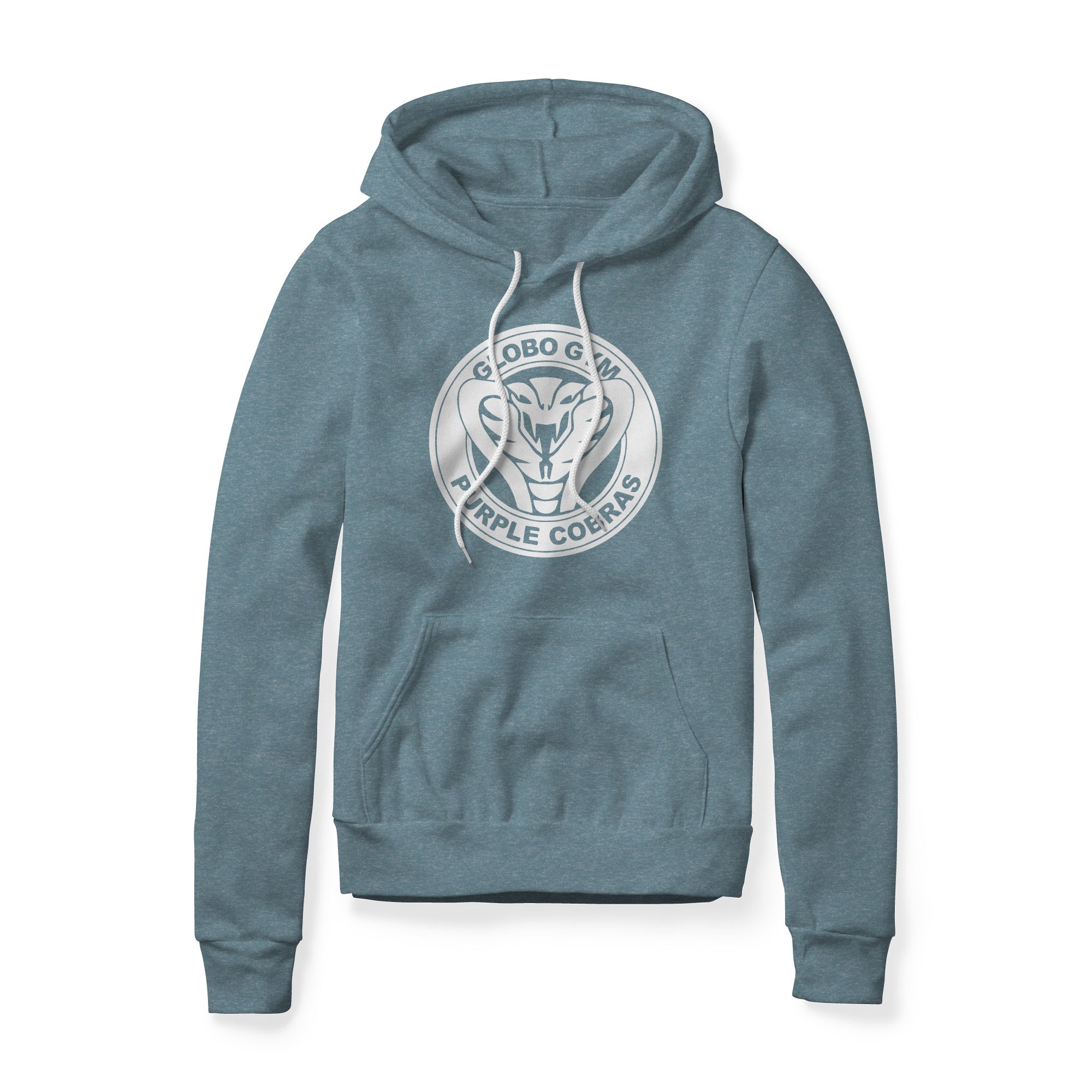 Globo Gym Purple Cobras Fleece Hoodie - White