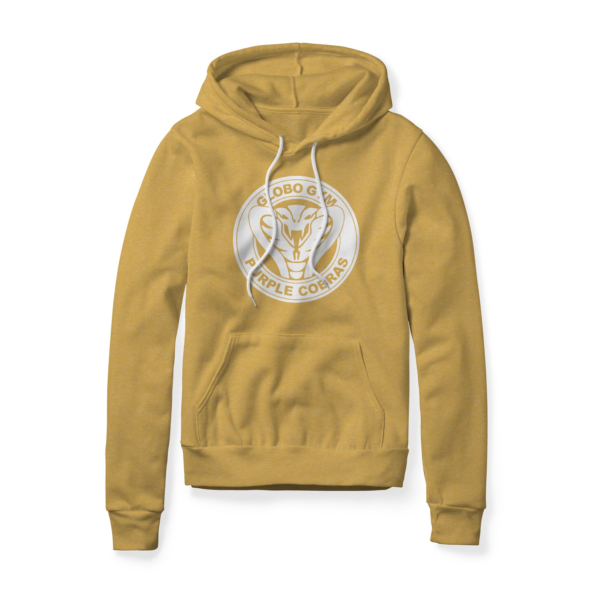Globo Gym Purple Cobras Fleece Hoodie - White