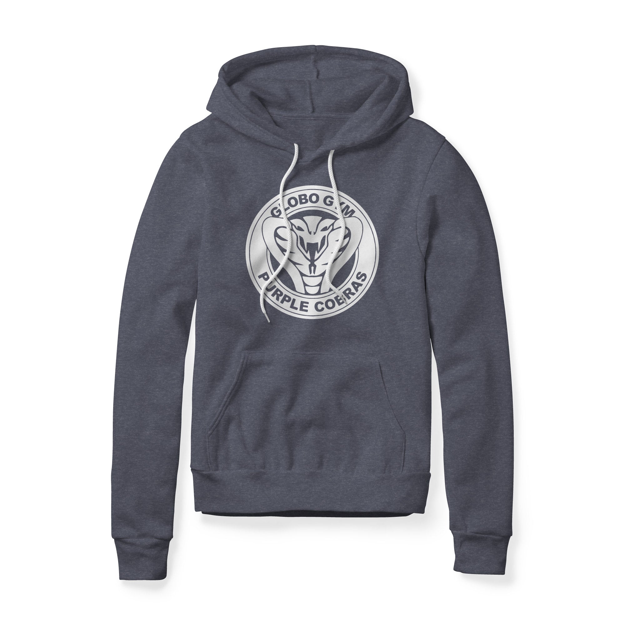 Globo Gym Purple Cobras Fleece Hoodie - White