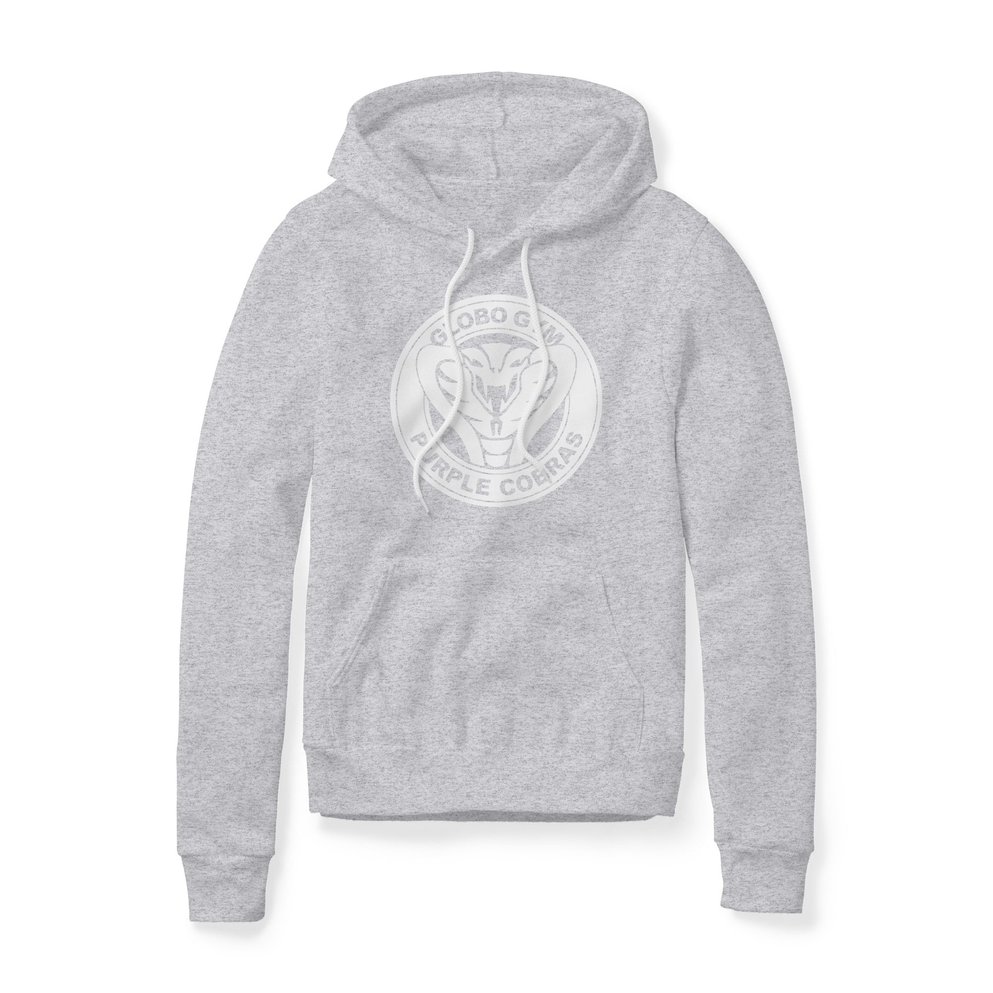 Globo Gym Purple Cobras Fleece Hoodie - White