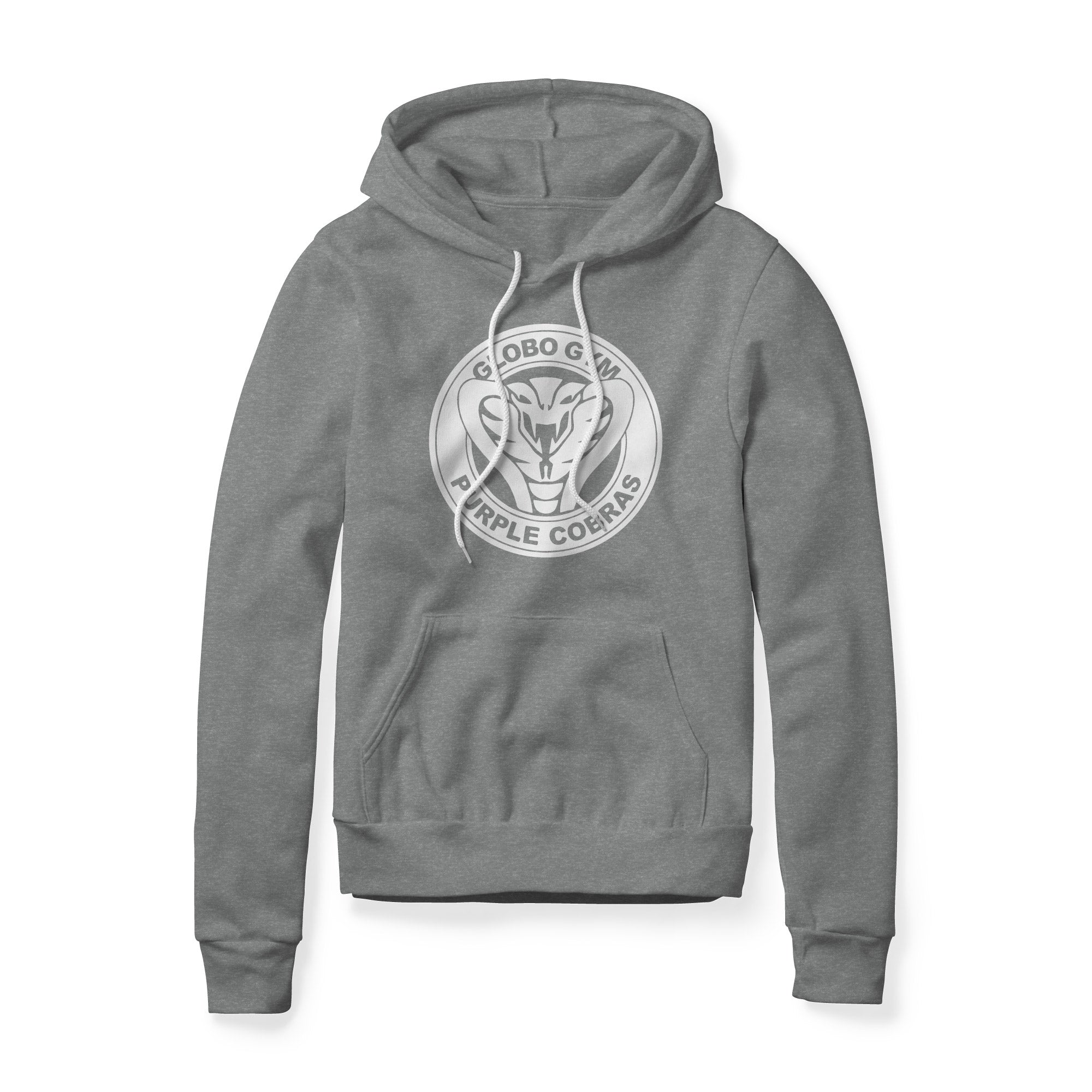 Globo Gym Purple Cobras Fleece Hoodie - White