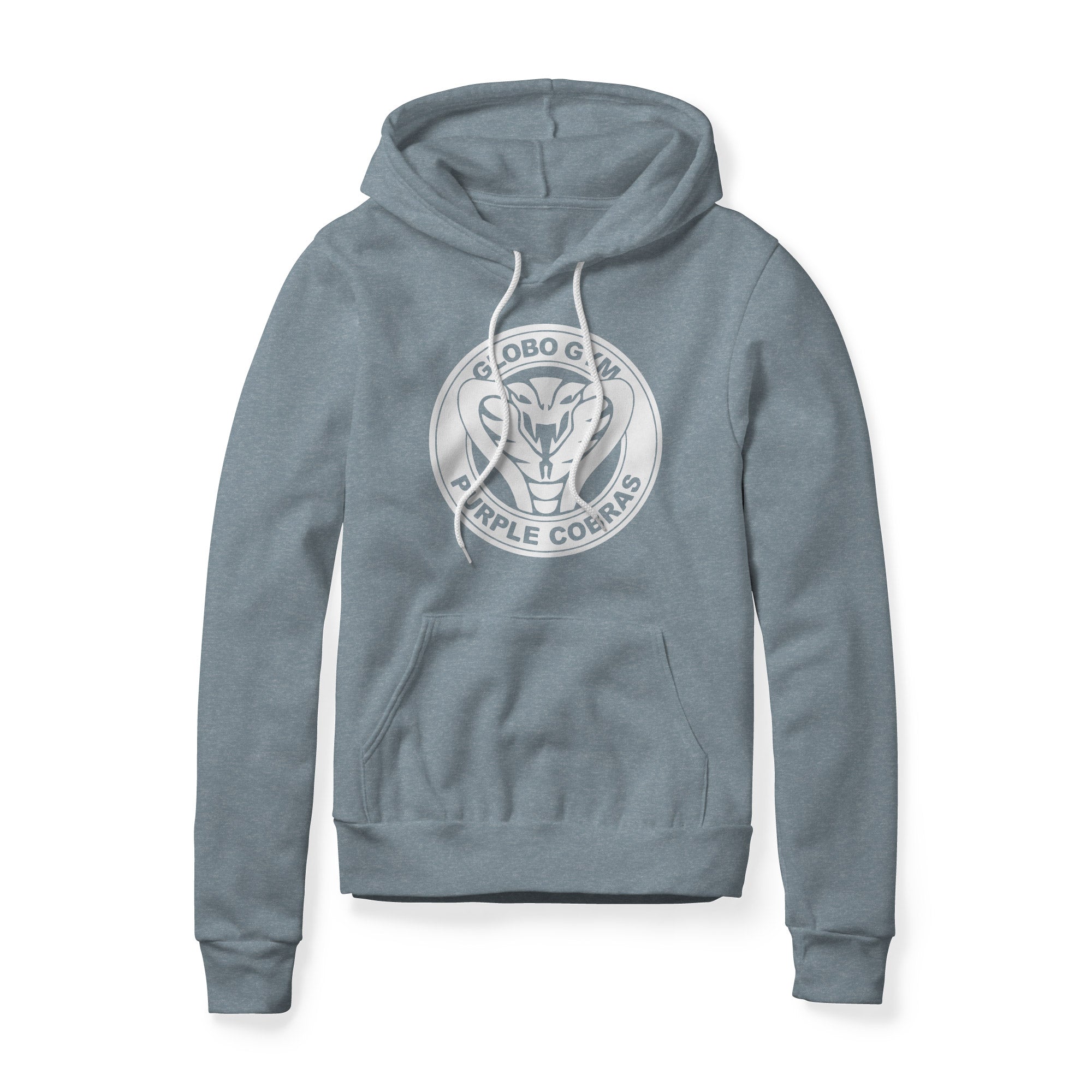 Globo Gym Purple Cobras Fleece Hoodie - White