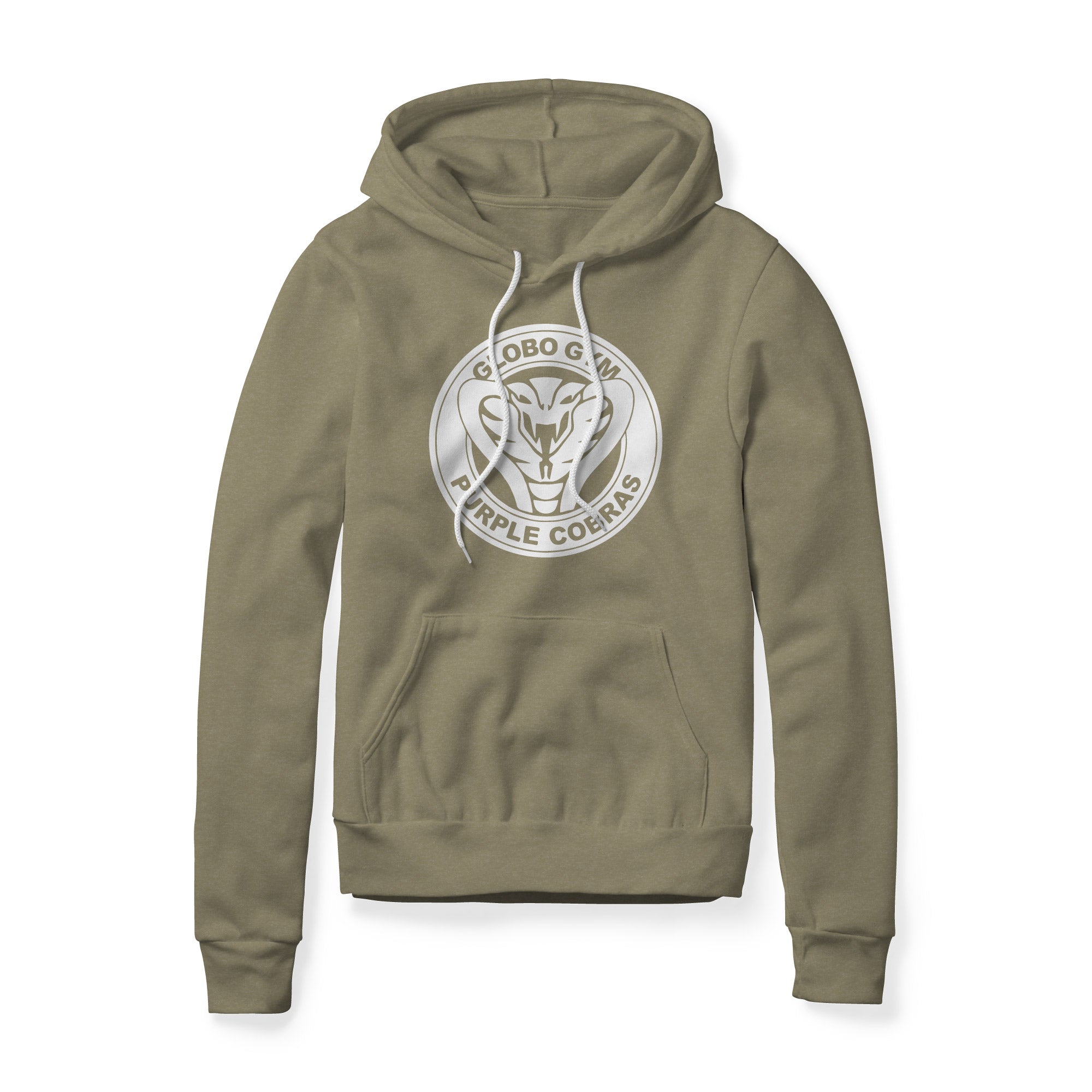 Globo Gym Purple Cobras Fleece Hoodie - White