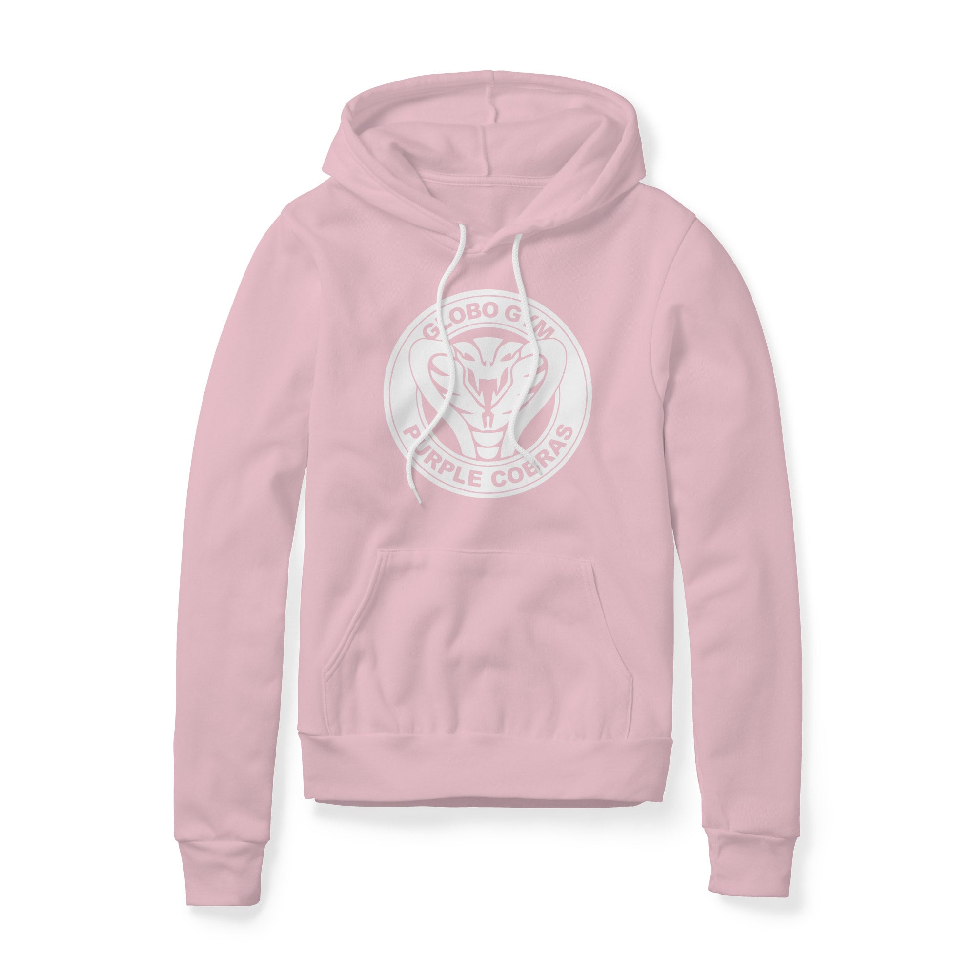 Globo Gym Purple Cobras Fleece Hoodie - White