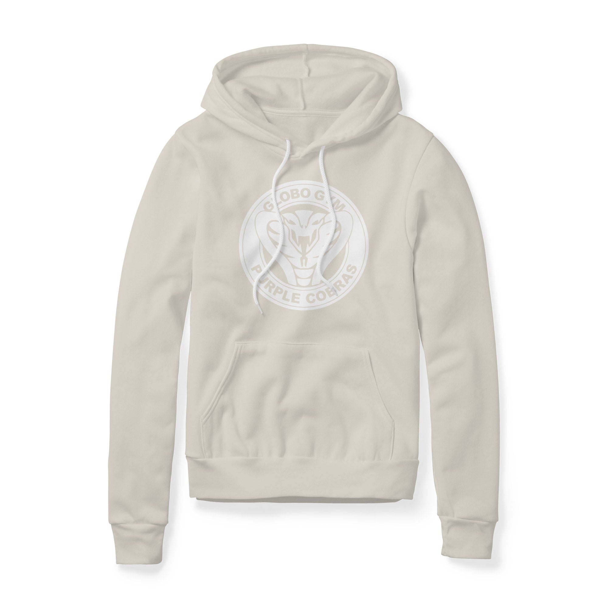 Globo Gym Purple Cobras Fleece Hoodie - White