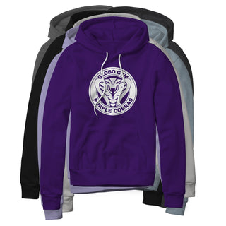 Globo Gym Purple Cobras Fleece Hoodie - White
