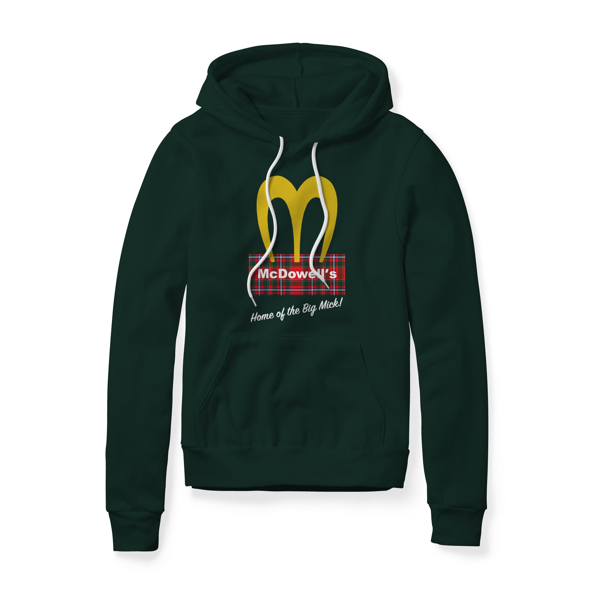 McDowell's Fleece Hoodie - Plaid