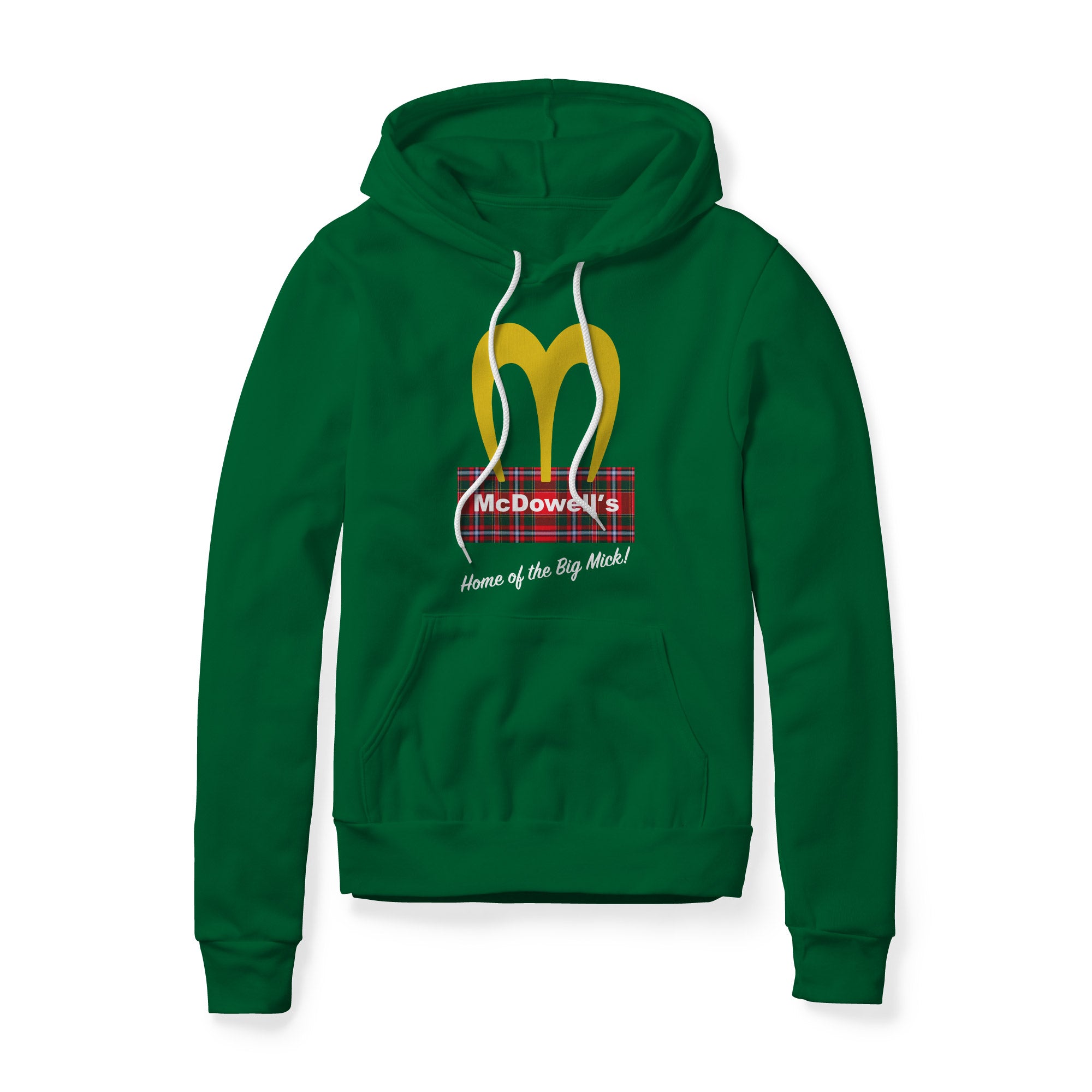 McDowell's Fleece Hoodie - Plaid