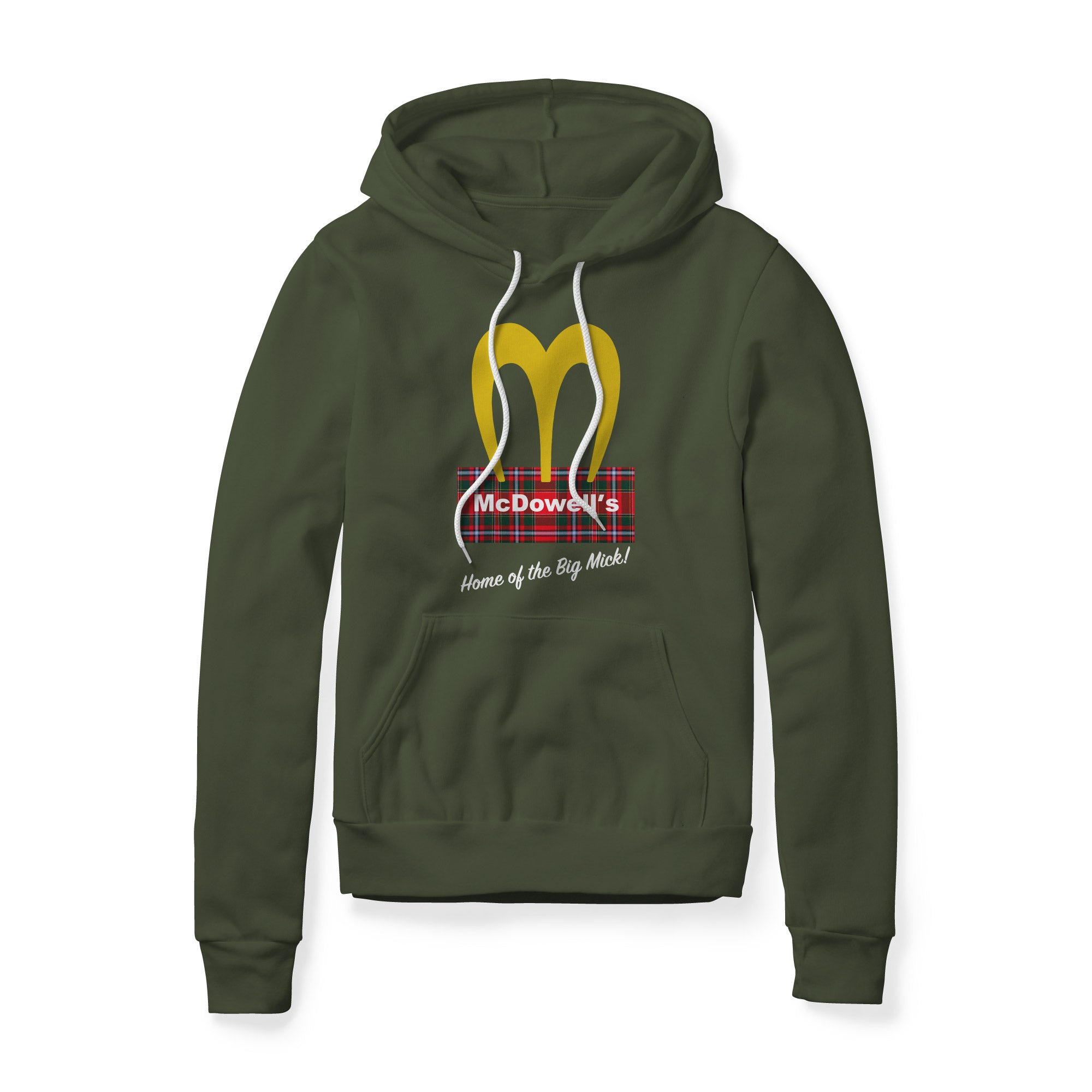 McDowell's Fleece Hoodie - Plaid