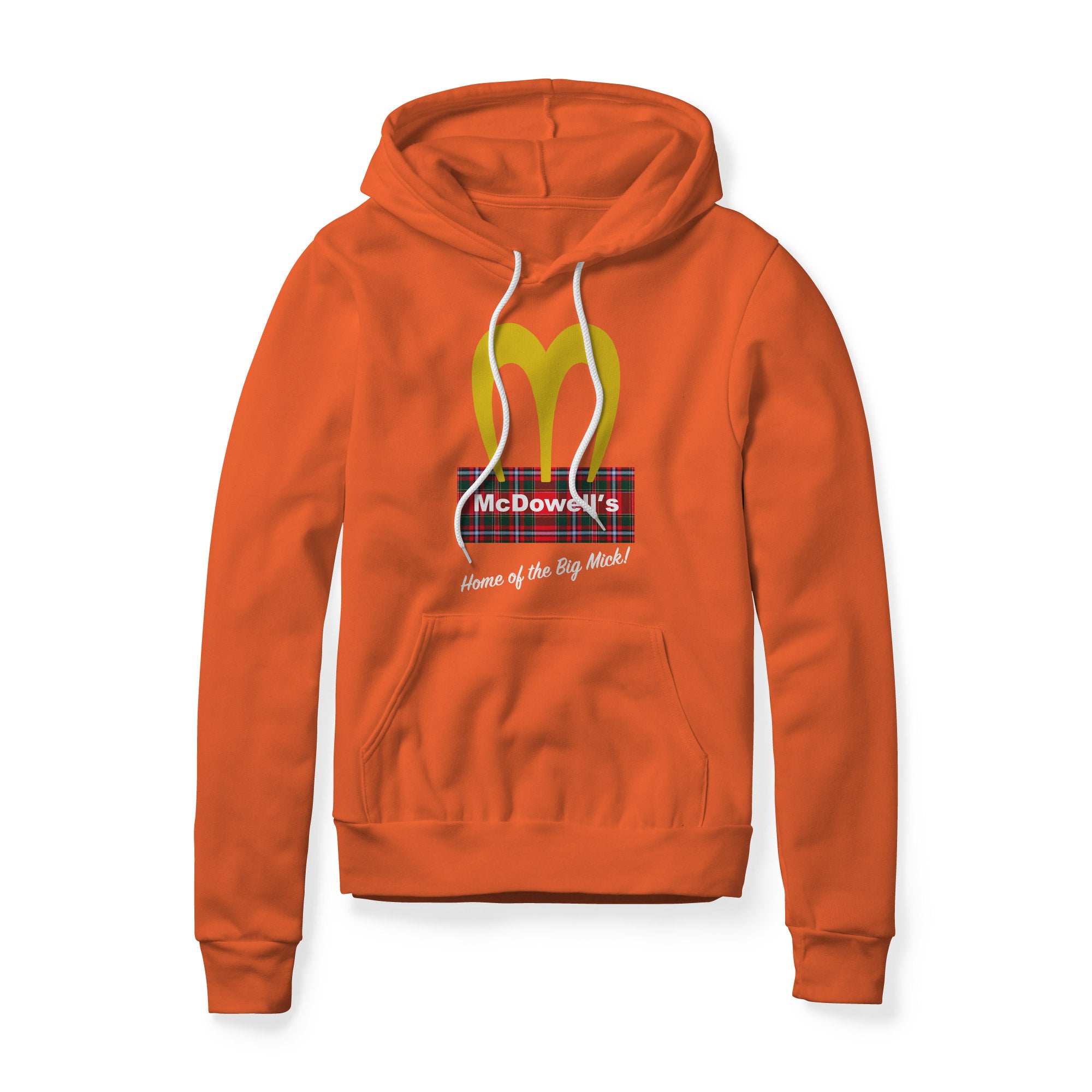 McDowell's Fleece Hoodie - Plaid