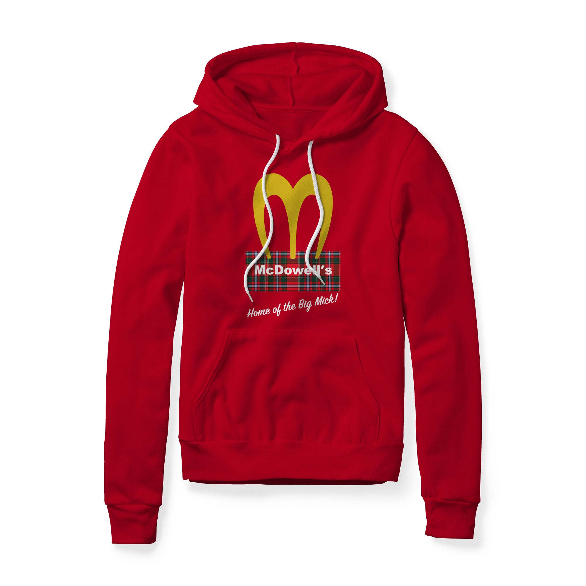 McDowell's Fleece Hoodie - Plaid