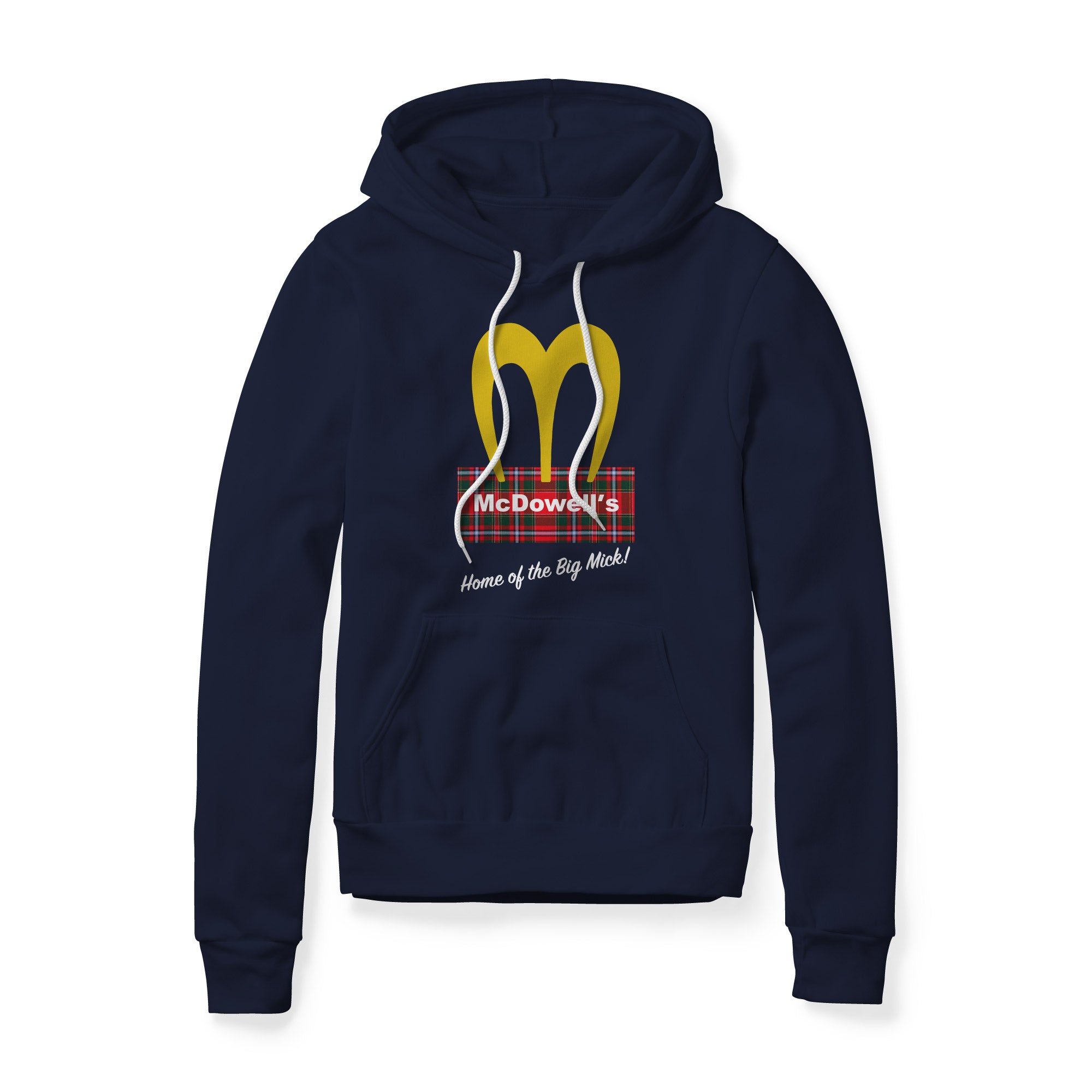 McDowell's Fleece Hoodie - Plaid