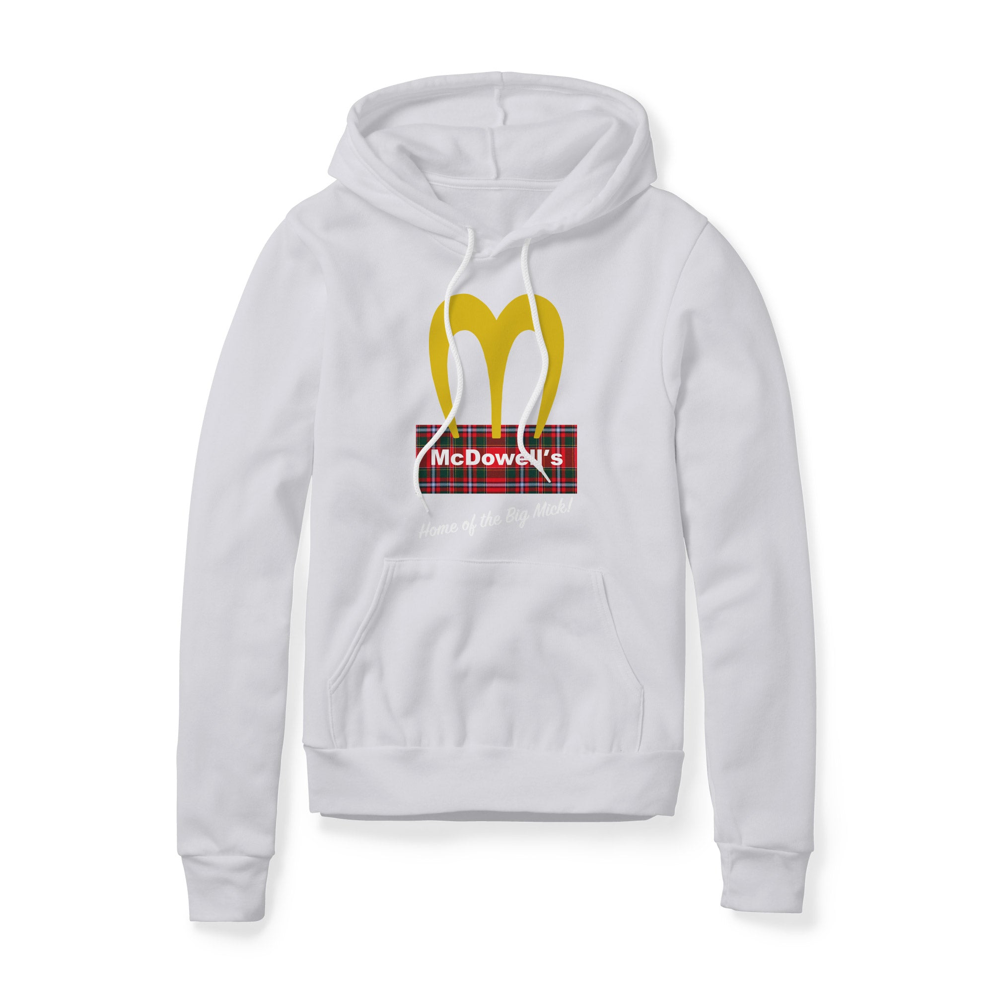 McDowell's Fleece Hoodie - Plaid