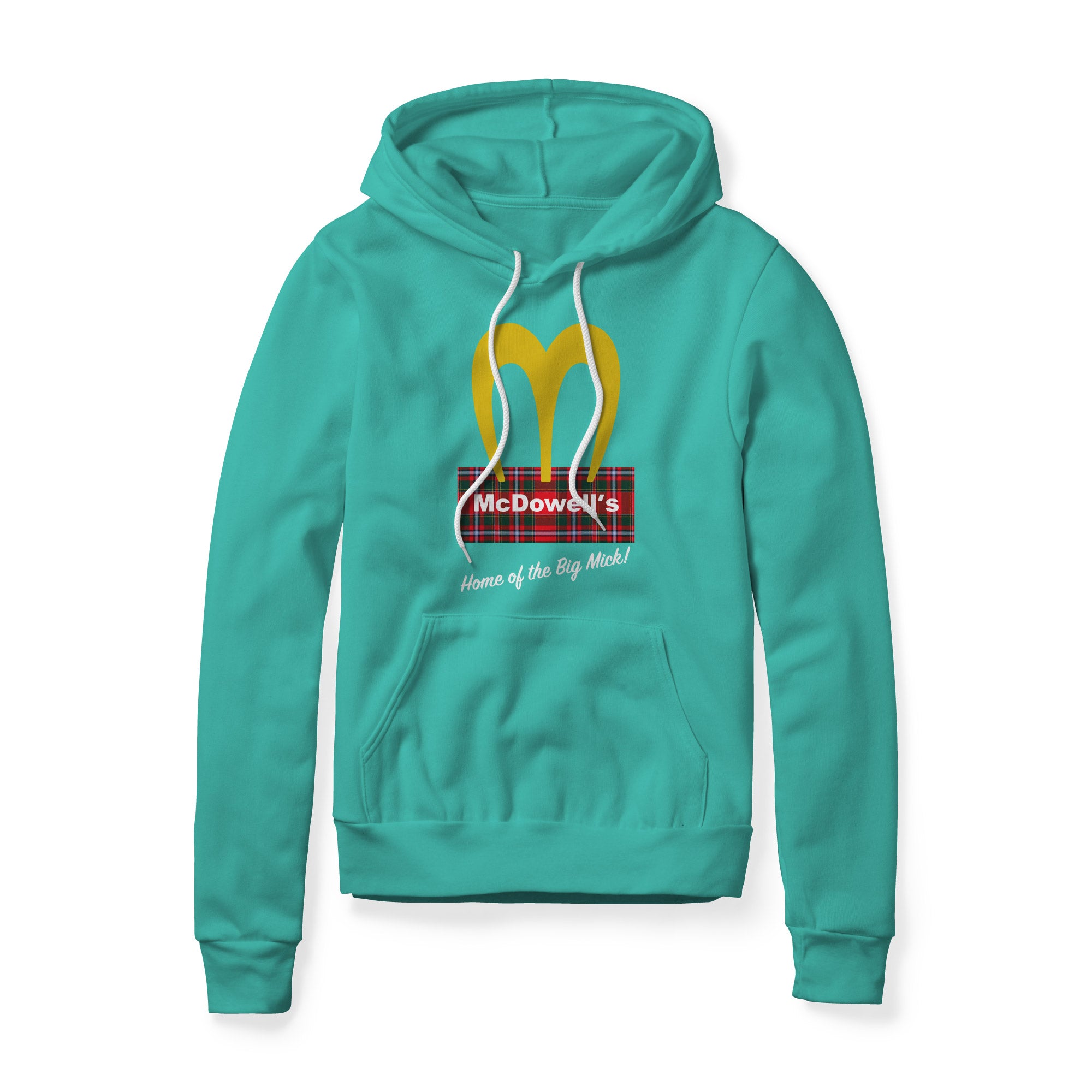 McDowell's Fleece Hoodie - Plaid