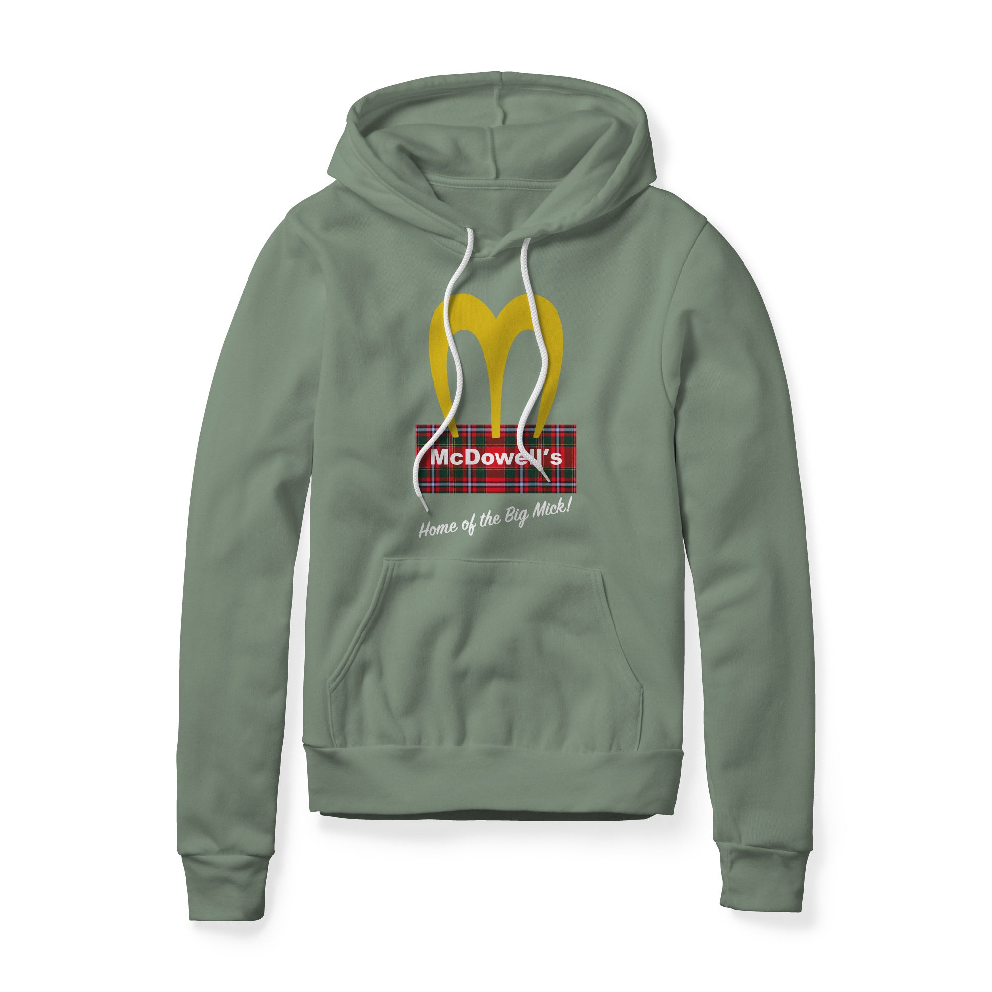 McDowell's Fleece Hoodie - Plaid