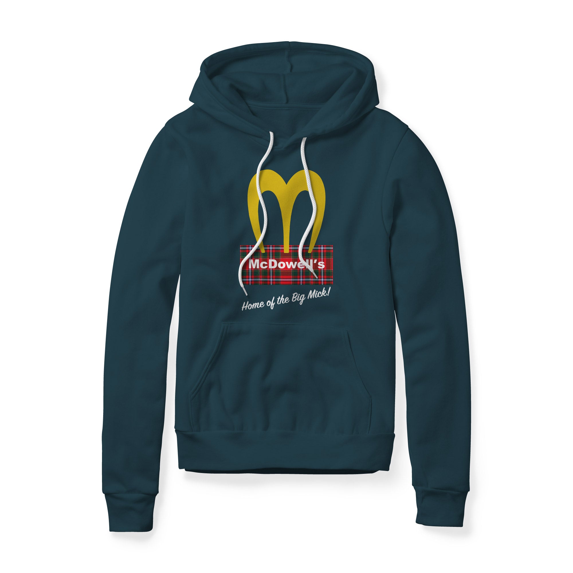 McDowell's Fleece Hoodie - Plaid