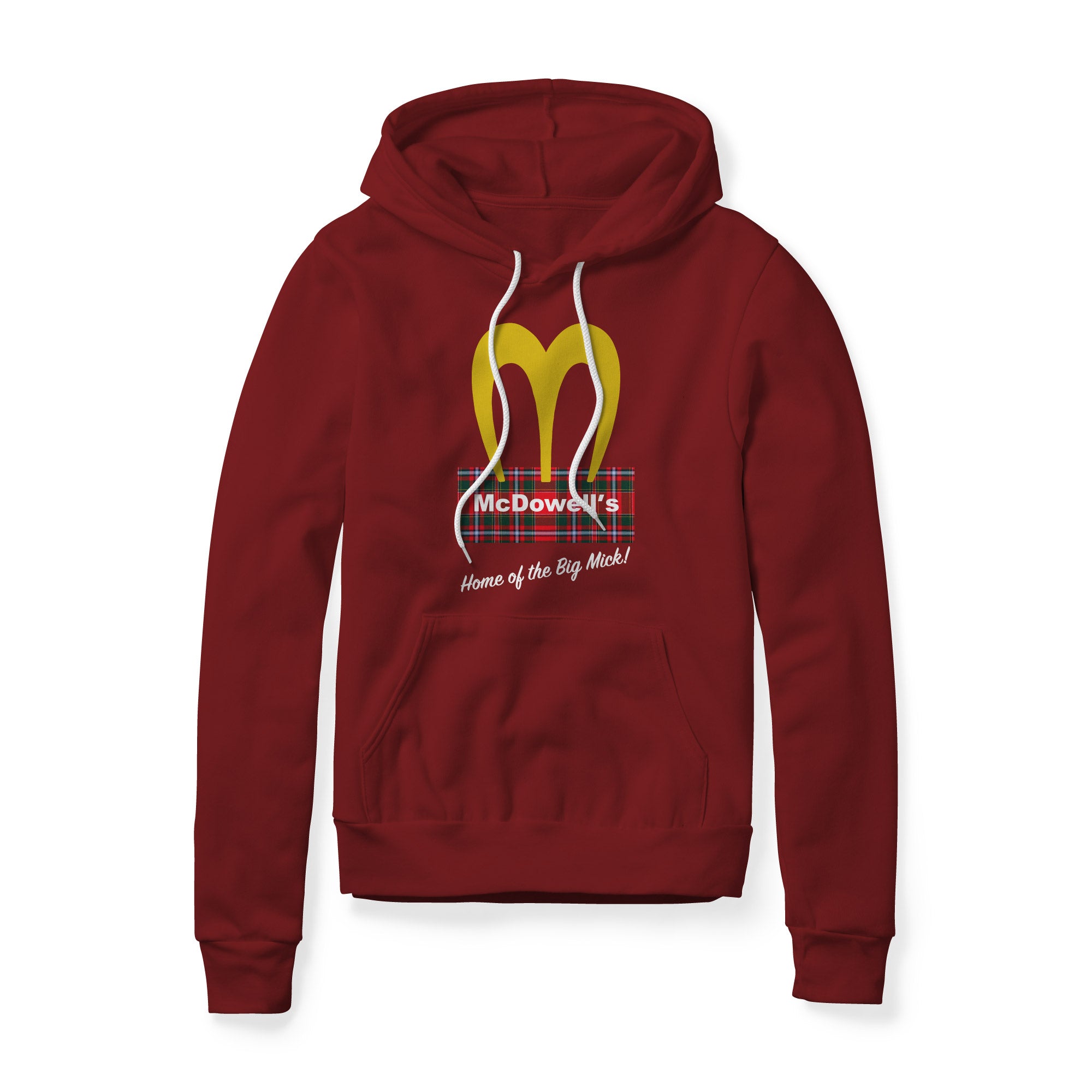 McDowell's Fleece Hoodie - Plaid