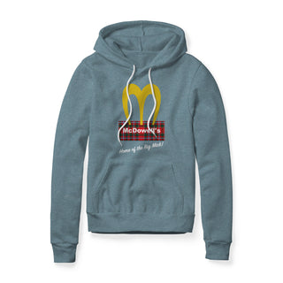 McDowell's Fleece Hoodie - Plaid