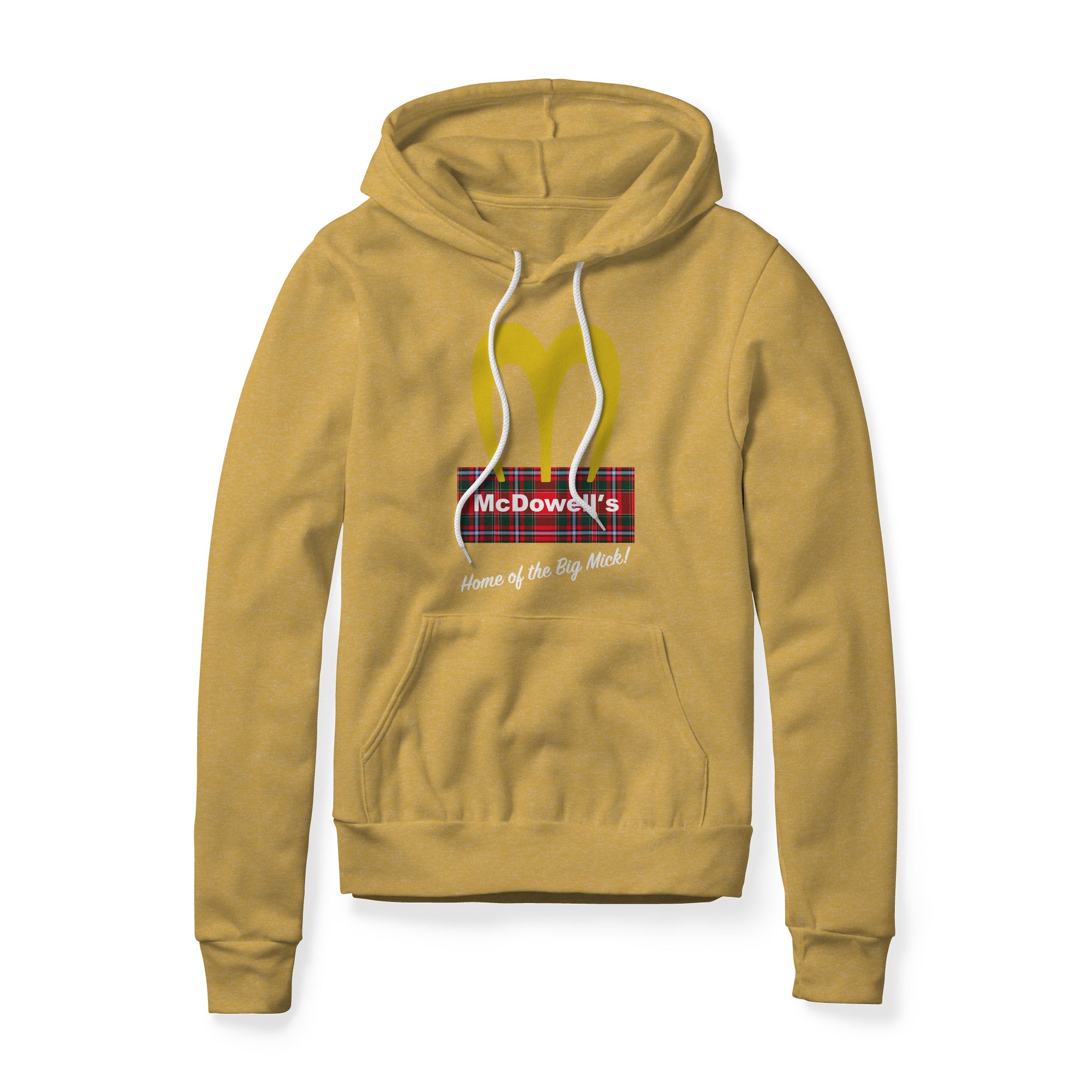 McDowell's Fleece Hoodie - Plaid