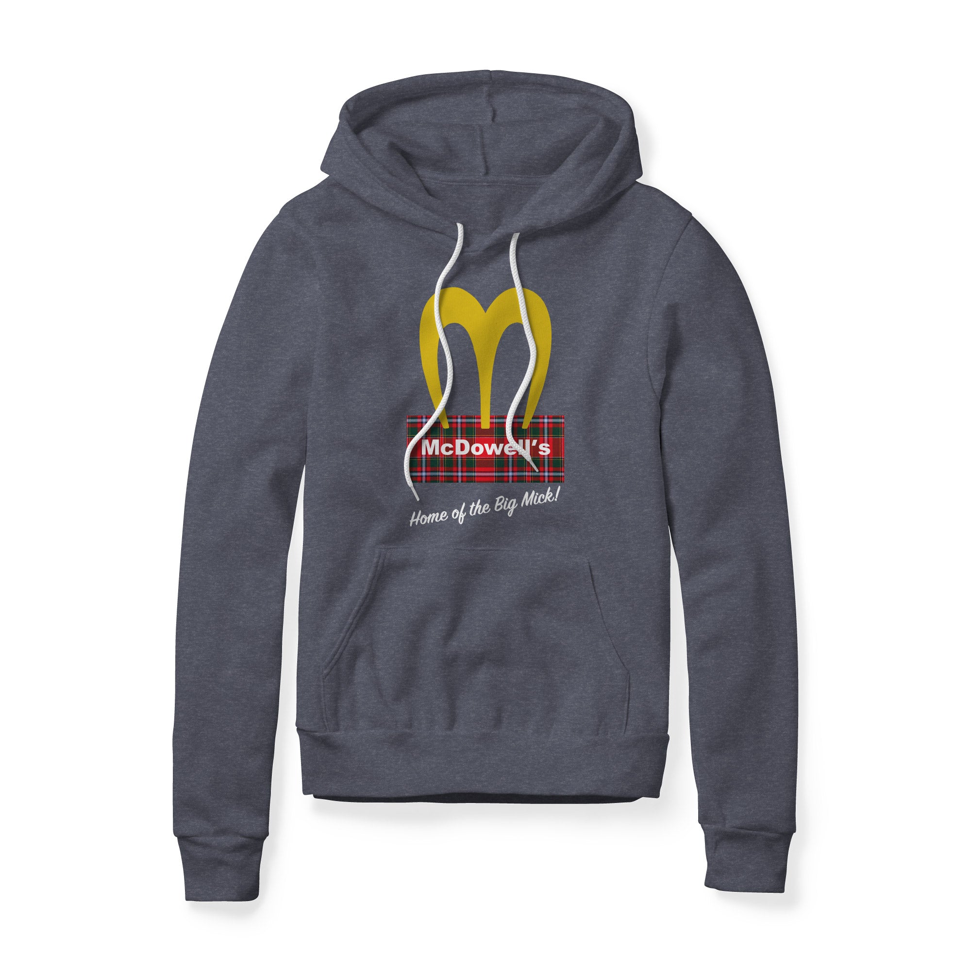 McDowell's Fleece Hoodie - Plaid