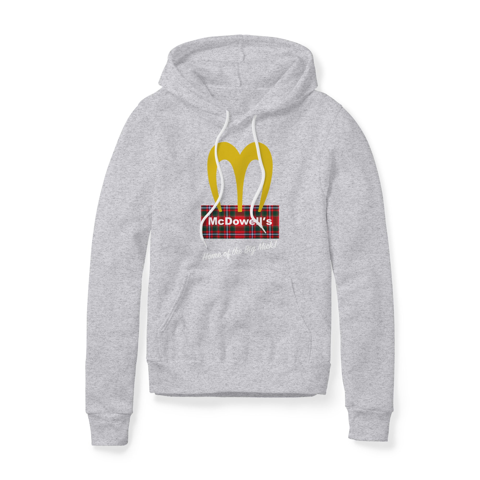 McDowell's Fleece Hoodie - Plaid