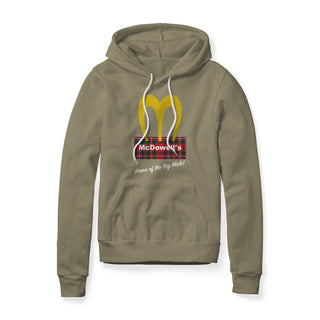 McDowell's Fleece Hoodie - Plaid